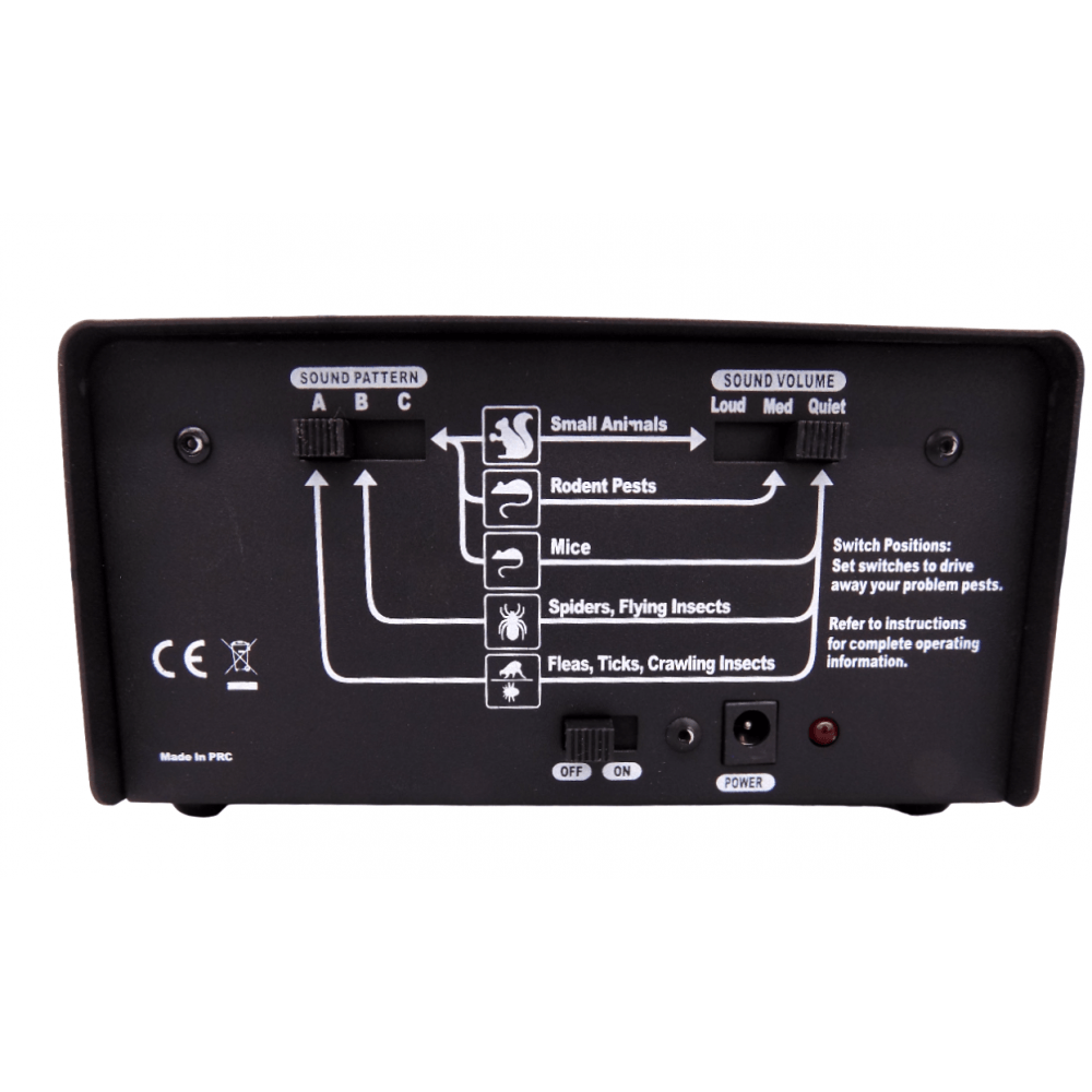 Pestmaster Transonic Pro - dispozitiv cu ultrasunete, impotriva daunatorilor, 500mp. — imaginea 2