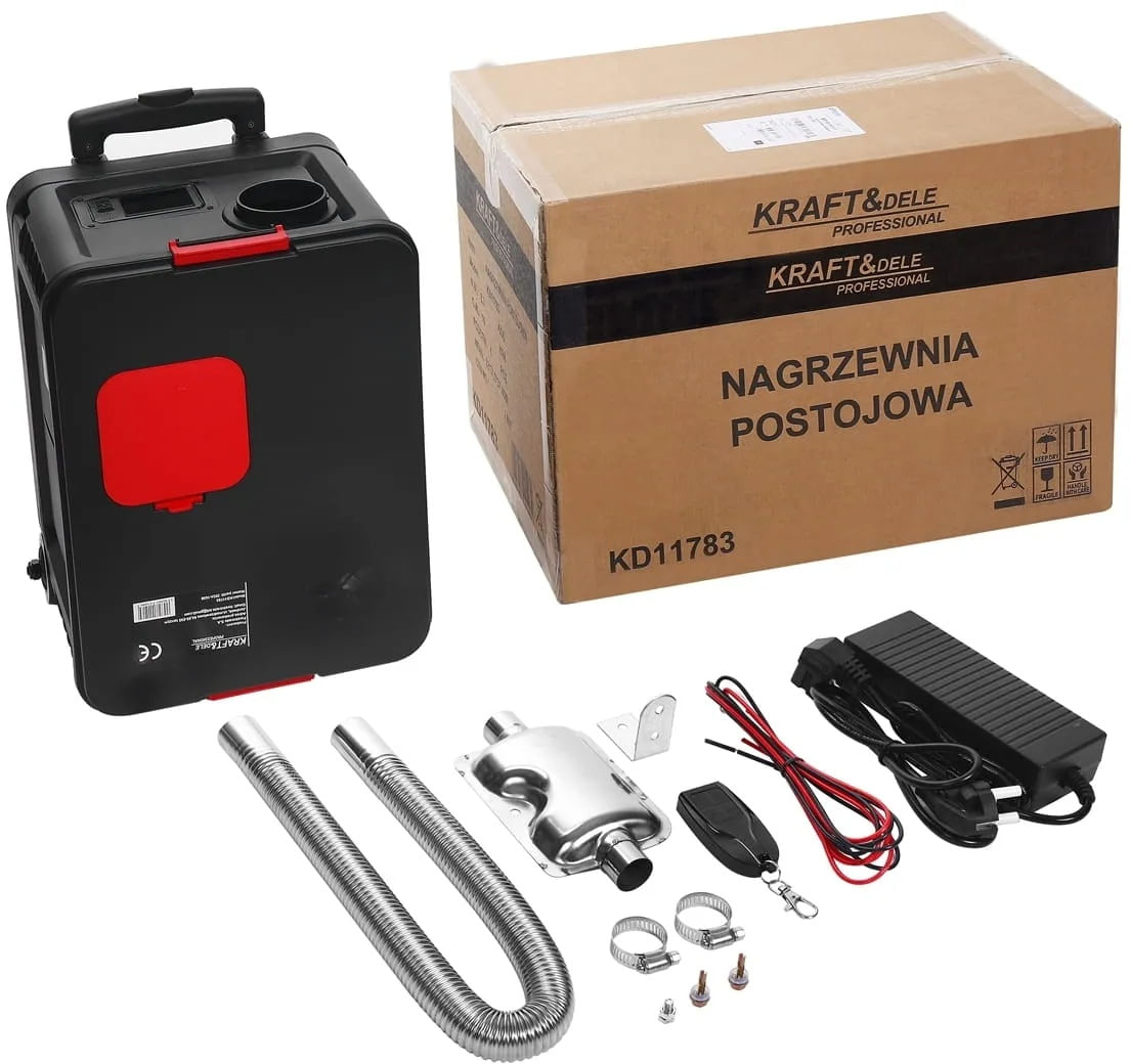 Incalzitor parcare pe ulei/motorina 9 kW 12/24/230V LCD Telecomanda MXK11783 — imaginea 5