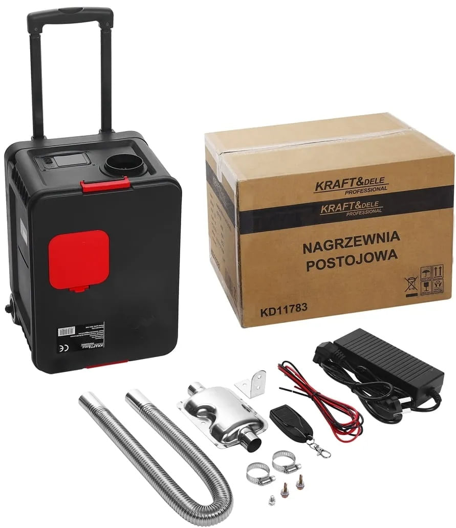 Incalzitor parcare pe ulei/motorina 9 kW 12/24/230V LCD Telecomanda MXK11783 — imaginea 8