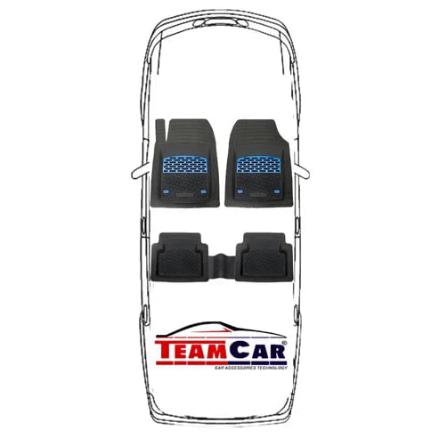 Suzuki Grand Vitara 1 Covorase Auto TeamCar® Tip Tavita Compatibile (1998–2005) - Suv Blue - imagine 3