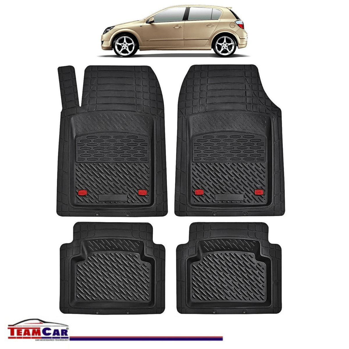 Covorase Auto TeamCar® Tip Tavita Compatibile Opel Astra H (2004–2014) - Hatchback - imagine 2