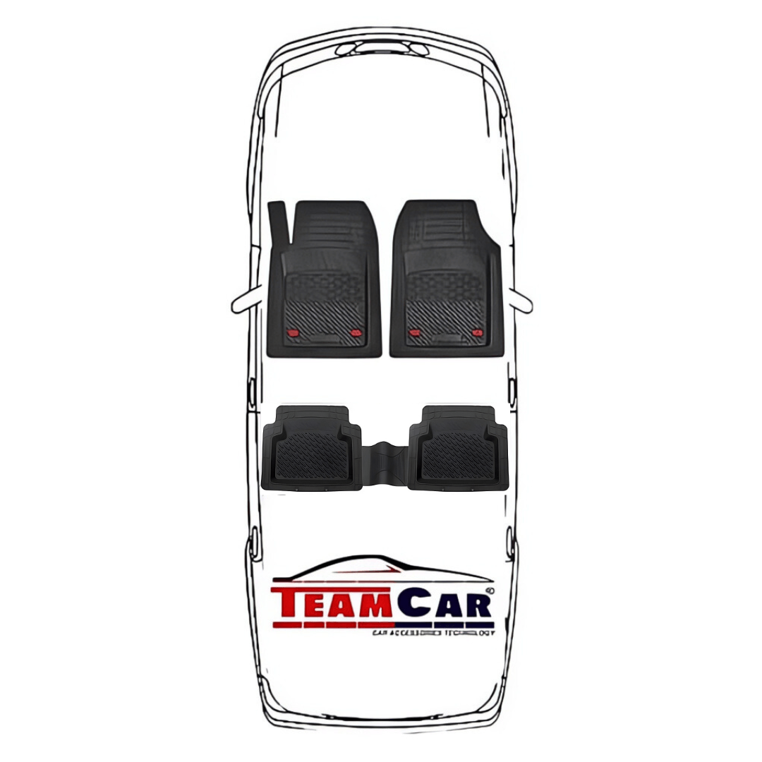 Hyundai Galloper Covorase Auto TeamCar®- Cauciuc Tip Tavita/ Black