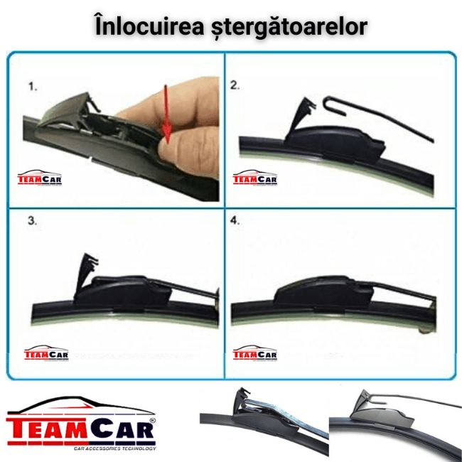 Stergatoare TeamCar® Opel Corsa C (2000–2006) – Set Complet - imagine 7