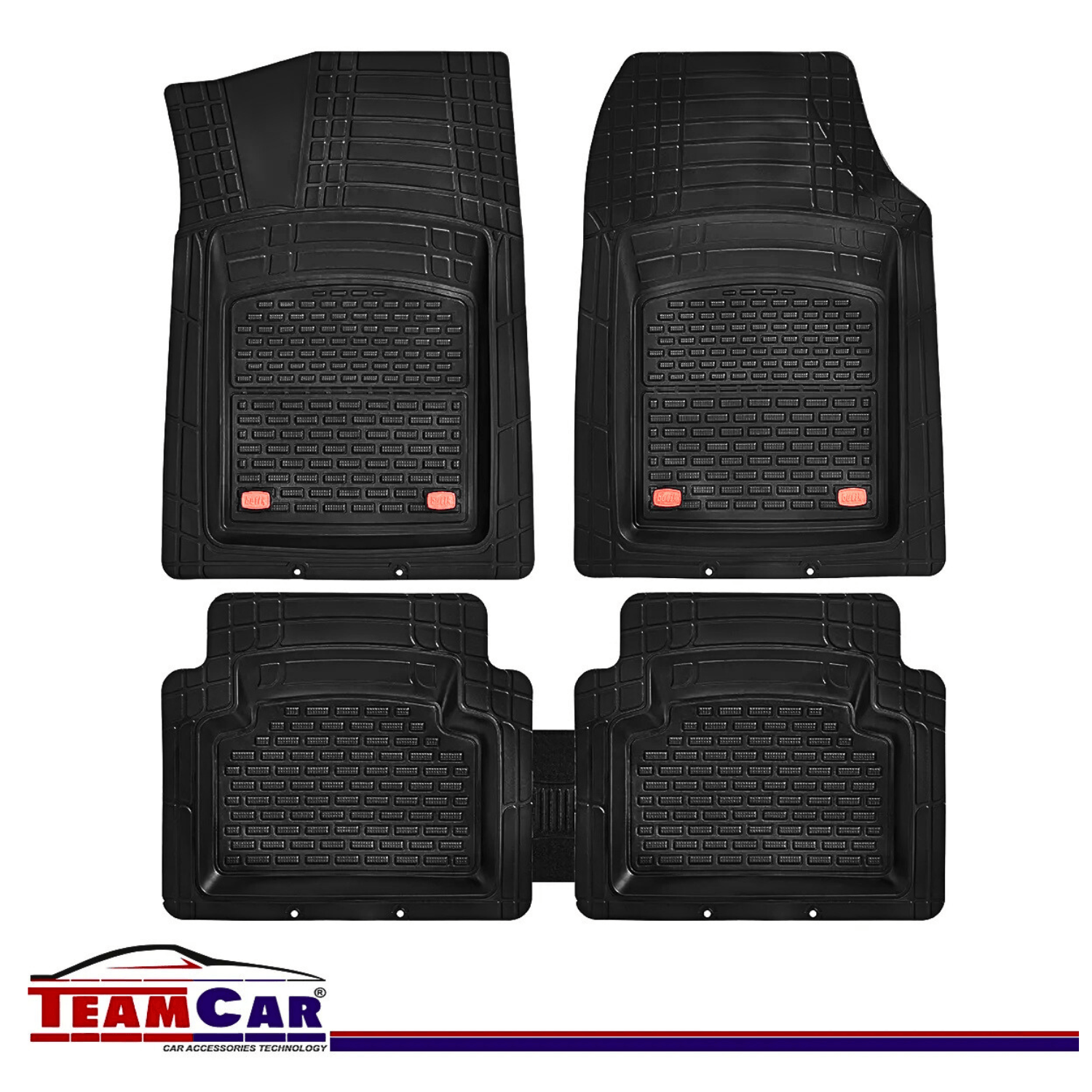 Covorase Auto TeamCar® Hyundai i20 III (2020-2024) - Cauciuc Tip Tavita