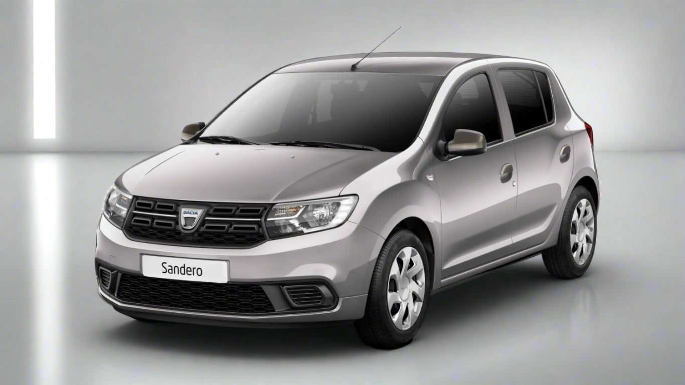 Covorase Auto Tip Tava TEAMCAR® Compatibile Dacia Sandero, Negru