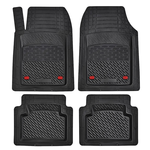 Covorase Auto TeamCar® Kia Optima TF (2010-2015) - Negru - Cauciuc Rezistent Tip Tavita