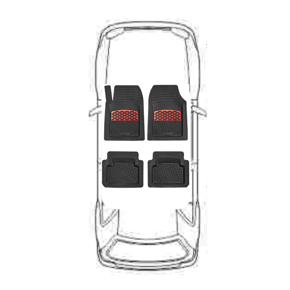 Covorase Auto TEAMCAR® Volkswagen Golf 4, Red