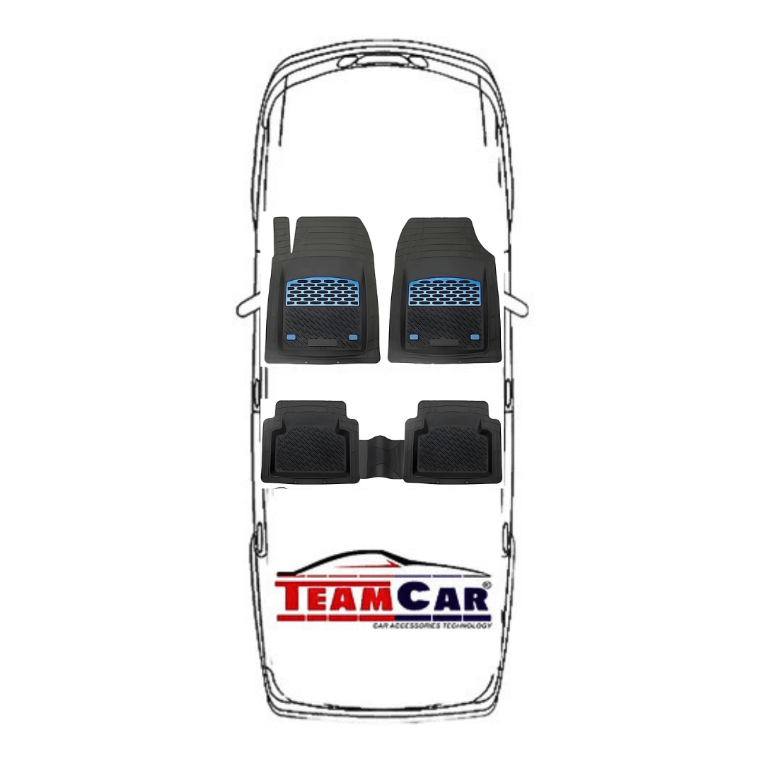 BMW Seria 5 E60 Covorase Auto TEAMCAR® Tip Tavita pentru 2003-2010, Compatibile Universal, Blue - imagine 3