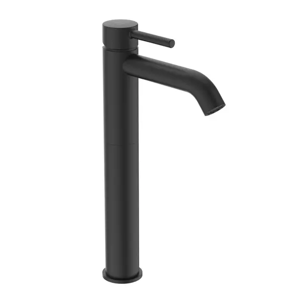 Baterie lavoar inalta Ideal Standard Ceraline cu ventil metalic Pop-Up negru mat — imaginea 5