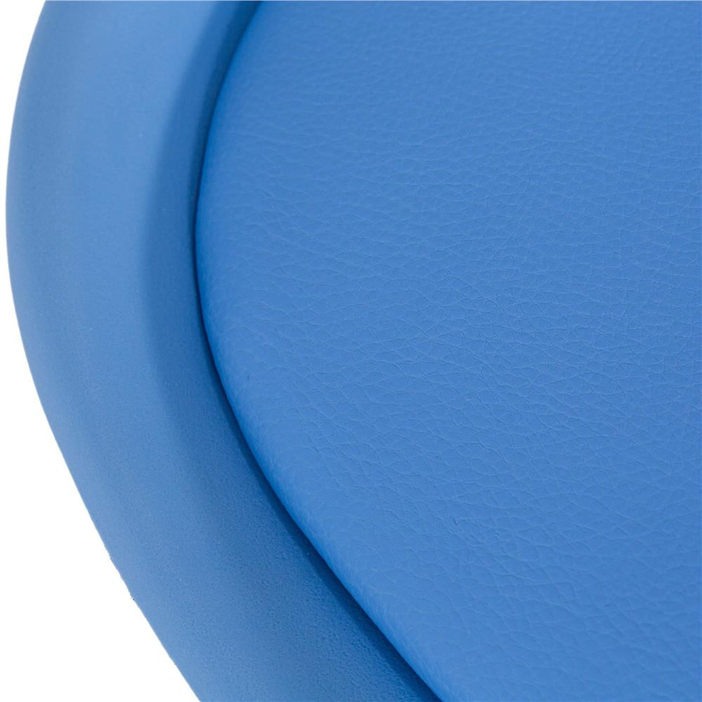 Scaun birou ergonomic, cu sezut din spuma, reglabil pe inaltime, maxim 120 kg, 90x49x48 cm, albastru — imaginea 4