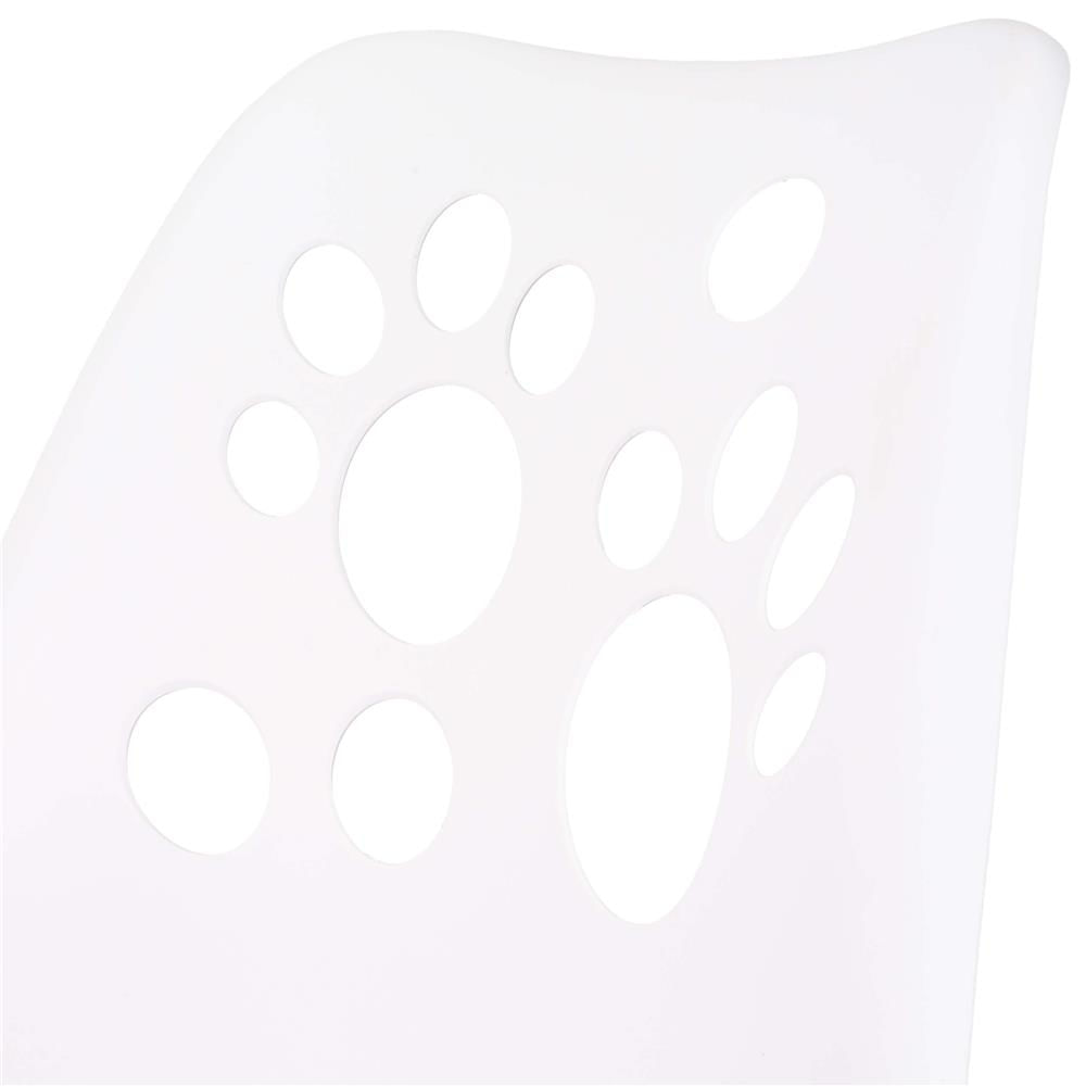 Scaun birou ergonomic, cu sezut din spuma, reglabil pe inaltime, maxim 120 kg, 90x49x48 cm, alb si gri — imaginea 11