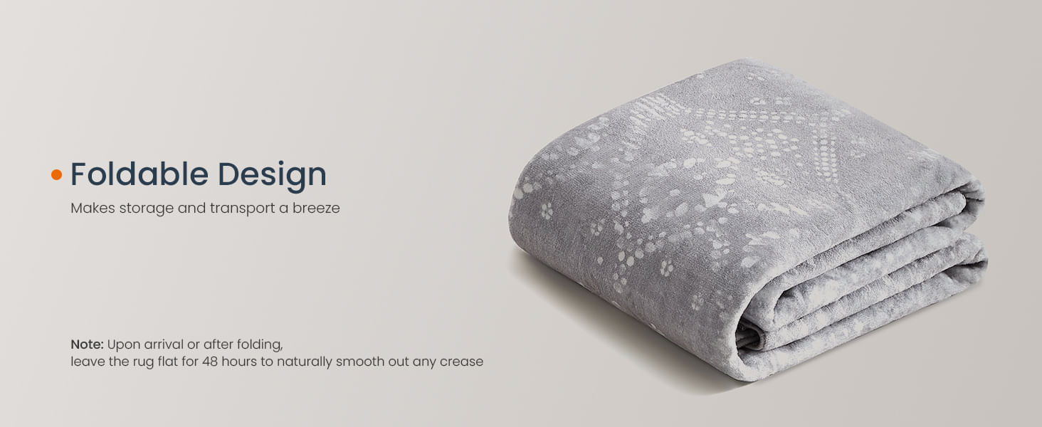 Covor decorativ antiderapant, stil boho, lavabil la masina, 120Ã—170 cm, gri — imaginea 10