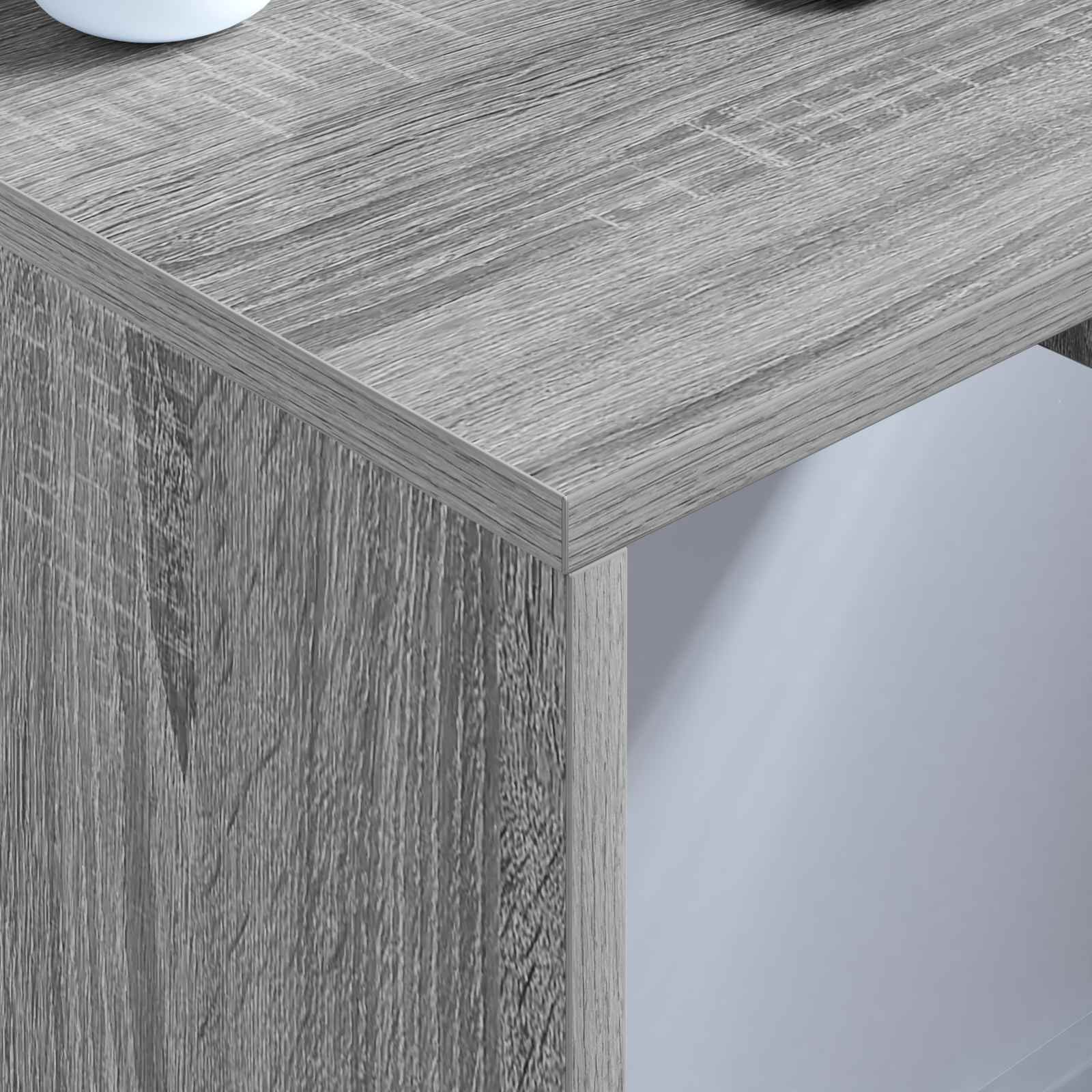 Birou montat pe perete Gri Sonoma 60 x 45 x 30 cm Lemn compozit — imaginea 4