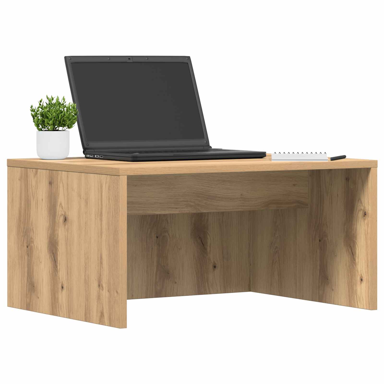 Birou montat pe perete Stejar Artizanal 60 x 45 x 30 cm — imaginea 3