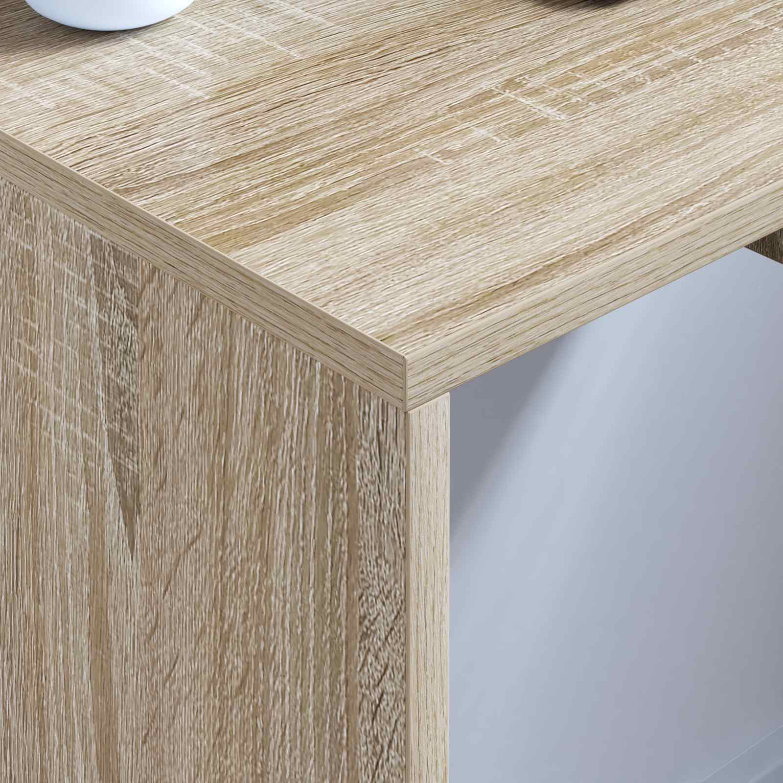 Birou montat pe perete Pe perete Stejar Sonoma 60 x 45 x 30 cm — imaginea 4