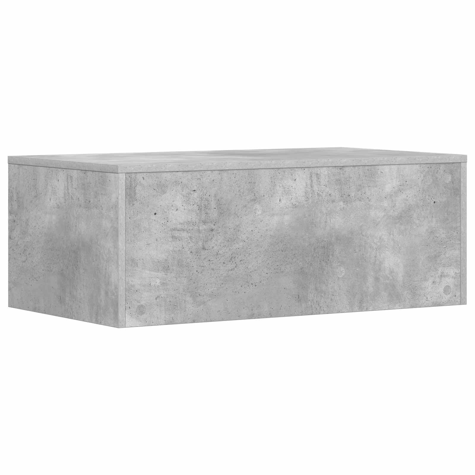 Birou montat pe perete Pe perete Gri din beton 80 x 45 x 30 cm — imaginea 7