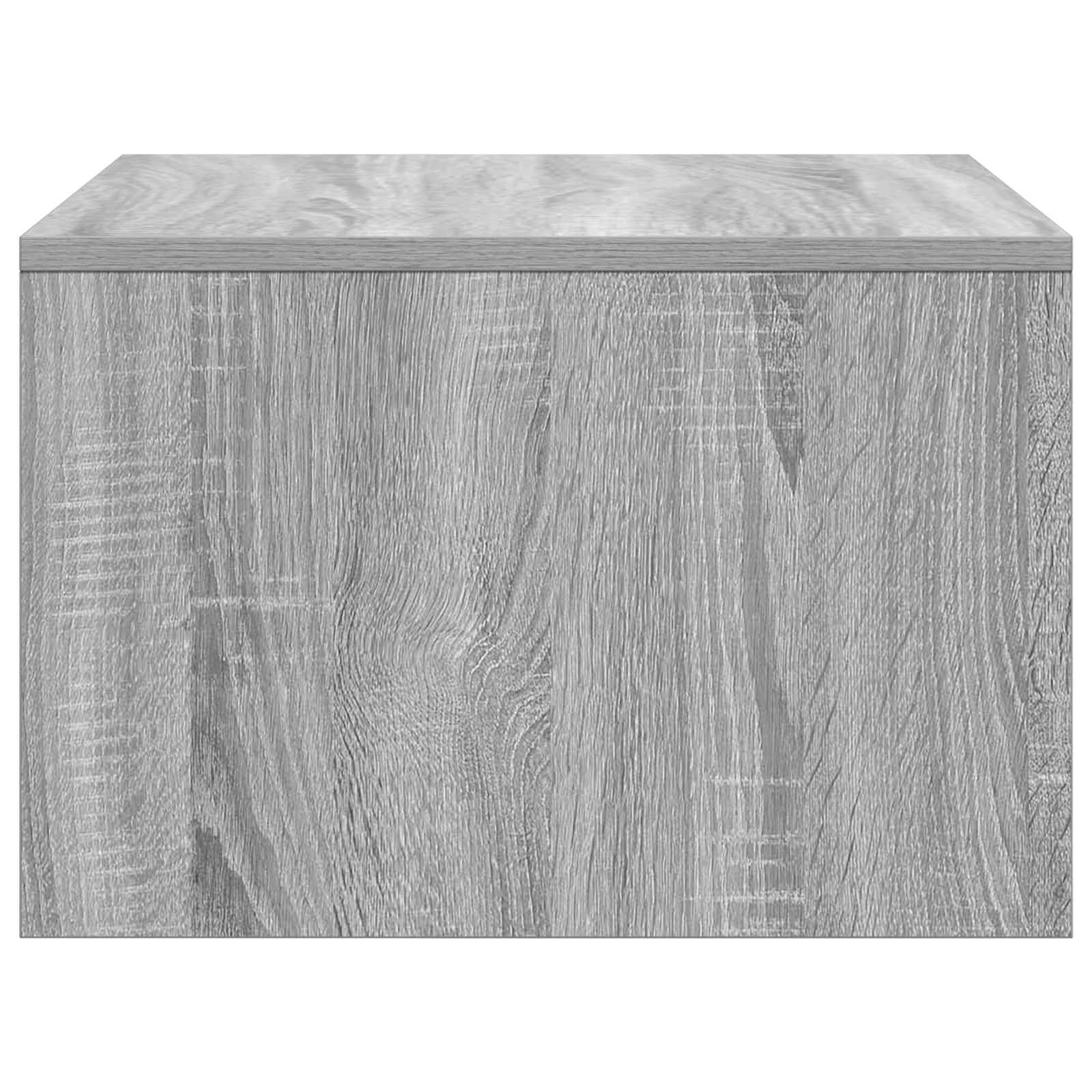 Birou montat pe perete Gri Sonoma 60 x 45 x 30 cm Lemn compozit — imaginea 6