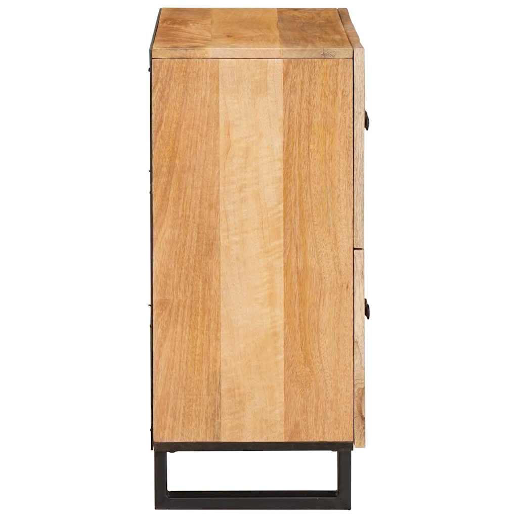 Bufet cu depozitare Maro 60 x 33,5 x 75 cm Lemn de mango solid — imaginea 5