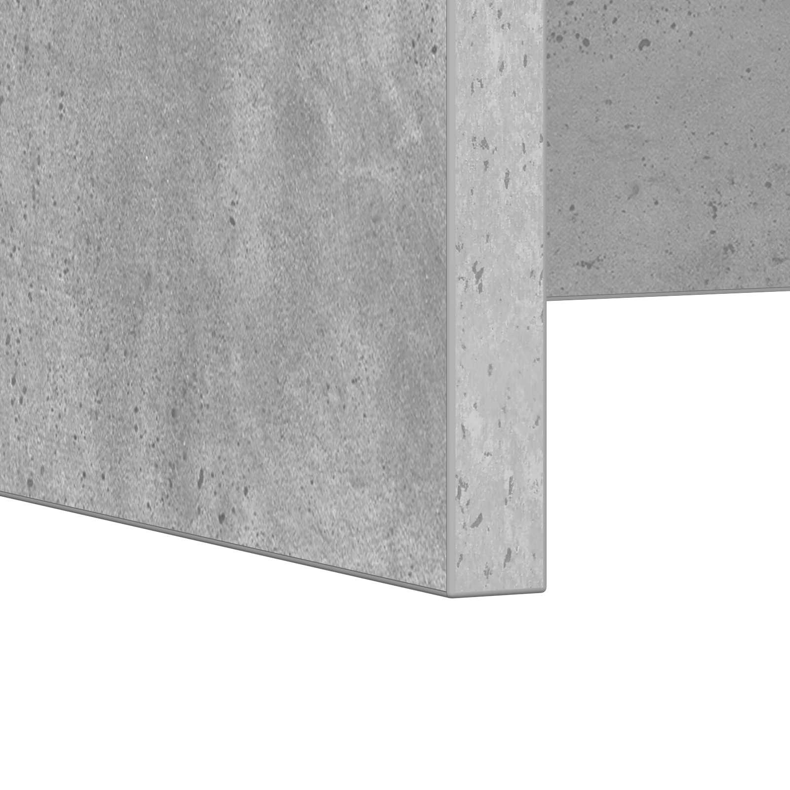 Birou montat pe perete Pe perete Gri din beton 80 x 45 x 30 cm — imaginea 9