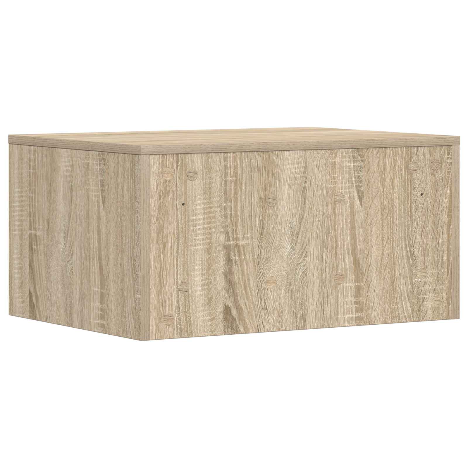 Birou montat pe perete Pe perete Stejar Sonoma 60 x 45 x 30 cm — imaginea 7