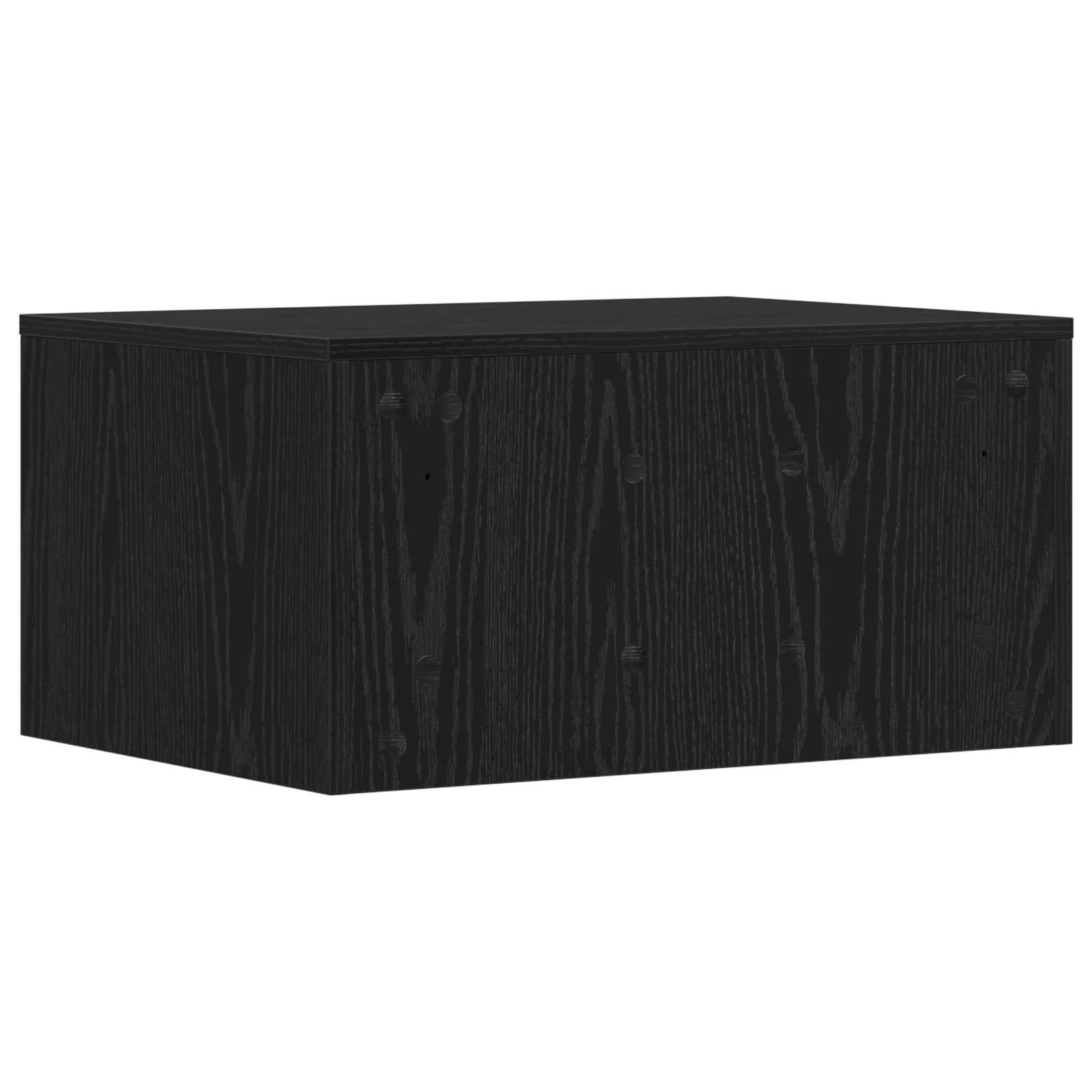 Birou montat pe perete Pe perete Stejar Negru 60 x 45 x 30 cm — imaginea 7