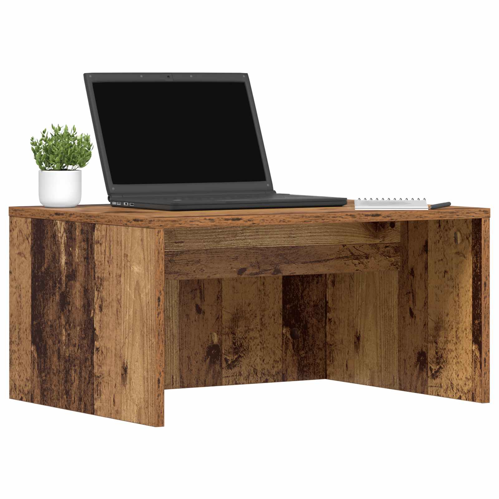 Birou montat pe perete Lemn Vechi 60 x 45 x 30 cm Lemn compozit — imaginea 3