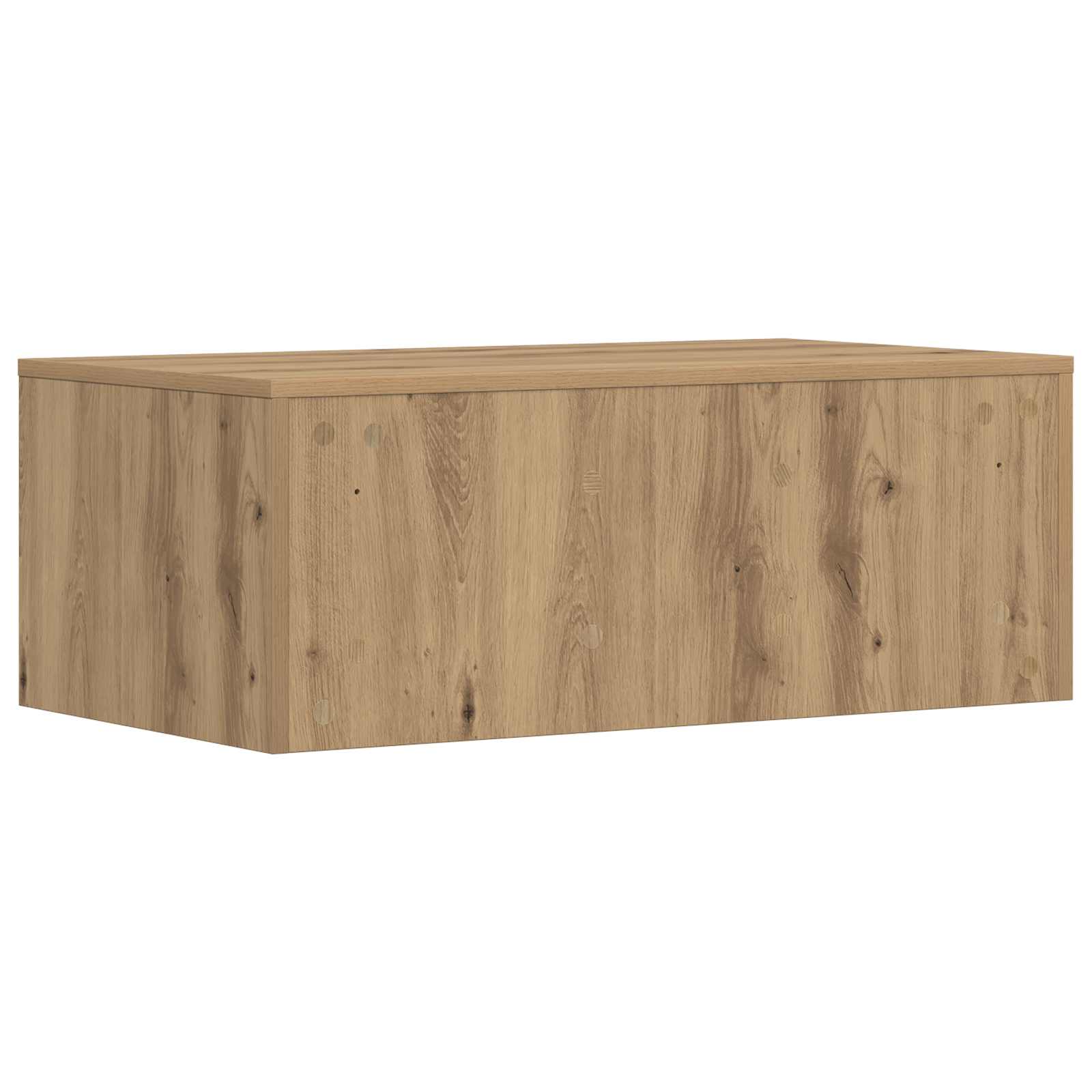 Birou montat pe perete Stejar Artizanal 80 x 45 x 30 cm — imaginea 7