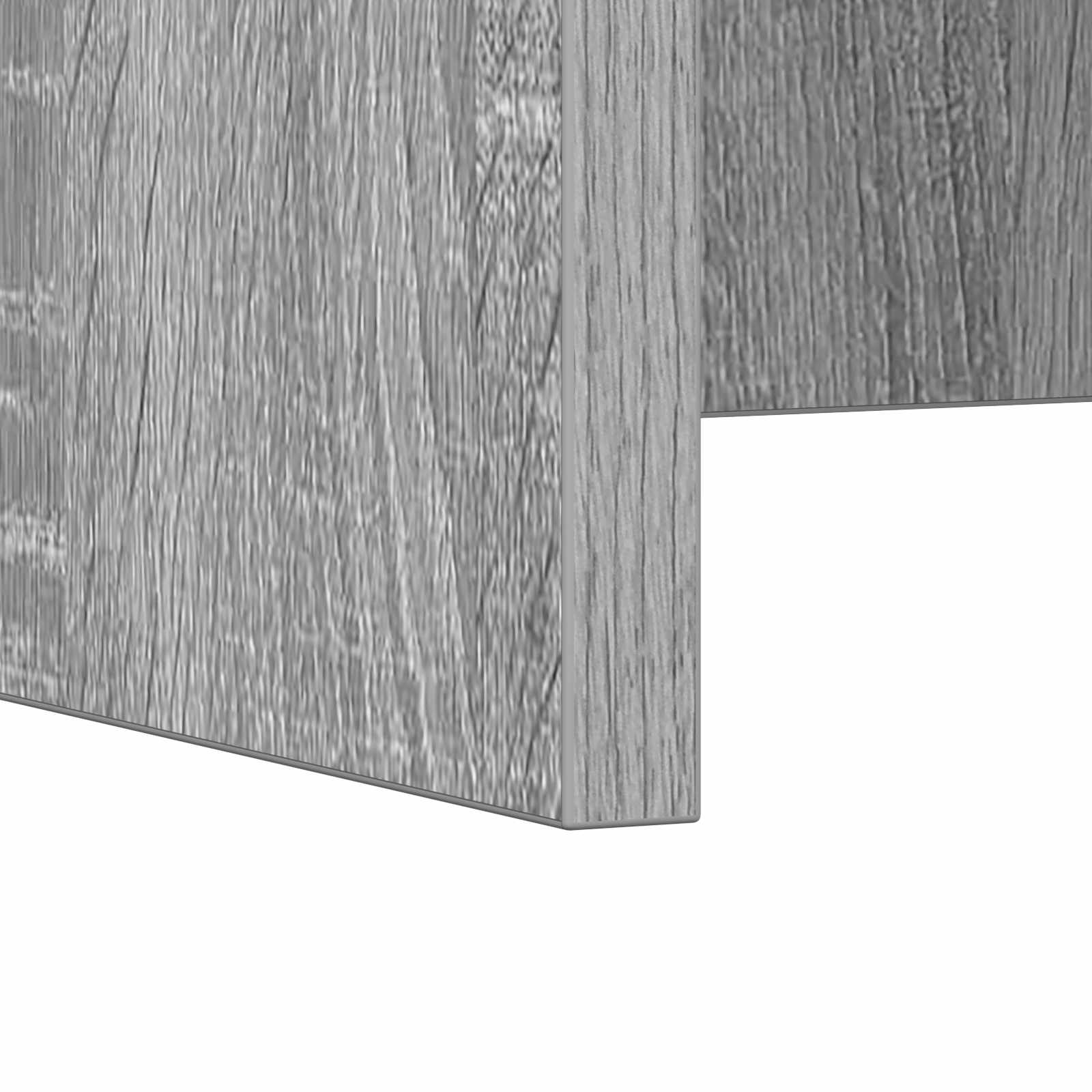 Birou montat pe perete Gri Sonoma 60 x 45 x 30 cm Lemn compozit — imaginea 9