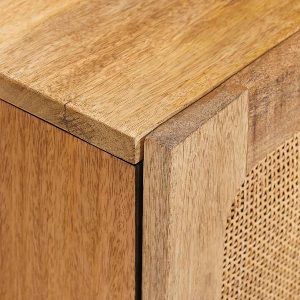 Bufet cu depozitare Maro 60 x 33,5 x 75 cm Lemn de mango solid — imaginea 7