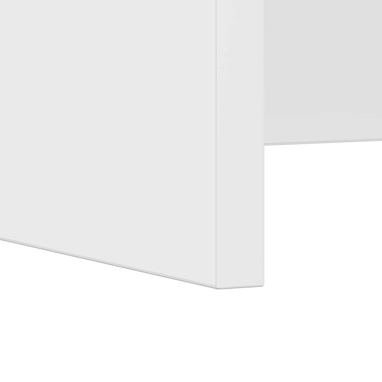 Birou montat pe perete Alb 80 x 45 x 30 cm Lemn compozit — imaginea 9