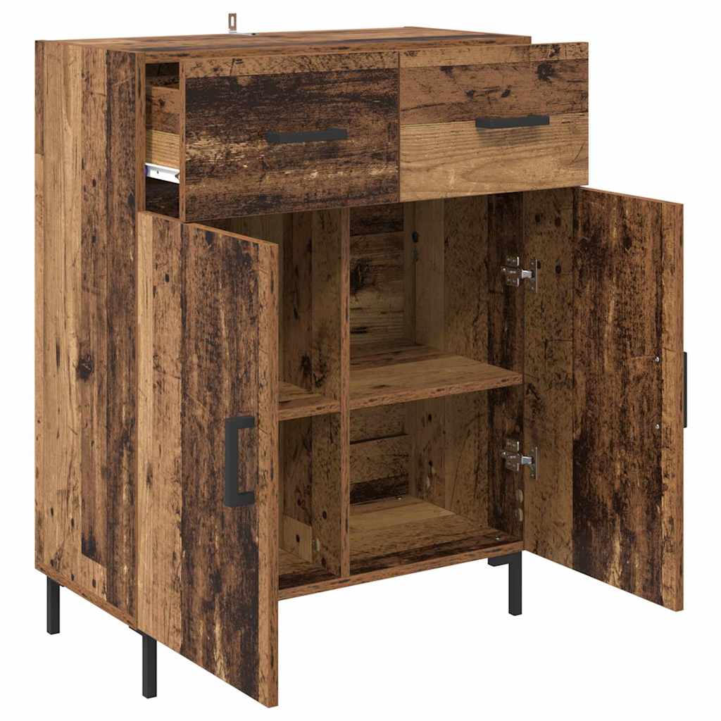 Bufet cu sertar Lemn vechi 69,5 x 34 x 90 cm Lemn compozit — imaginea 6