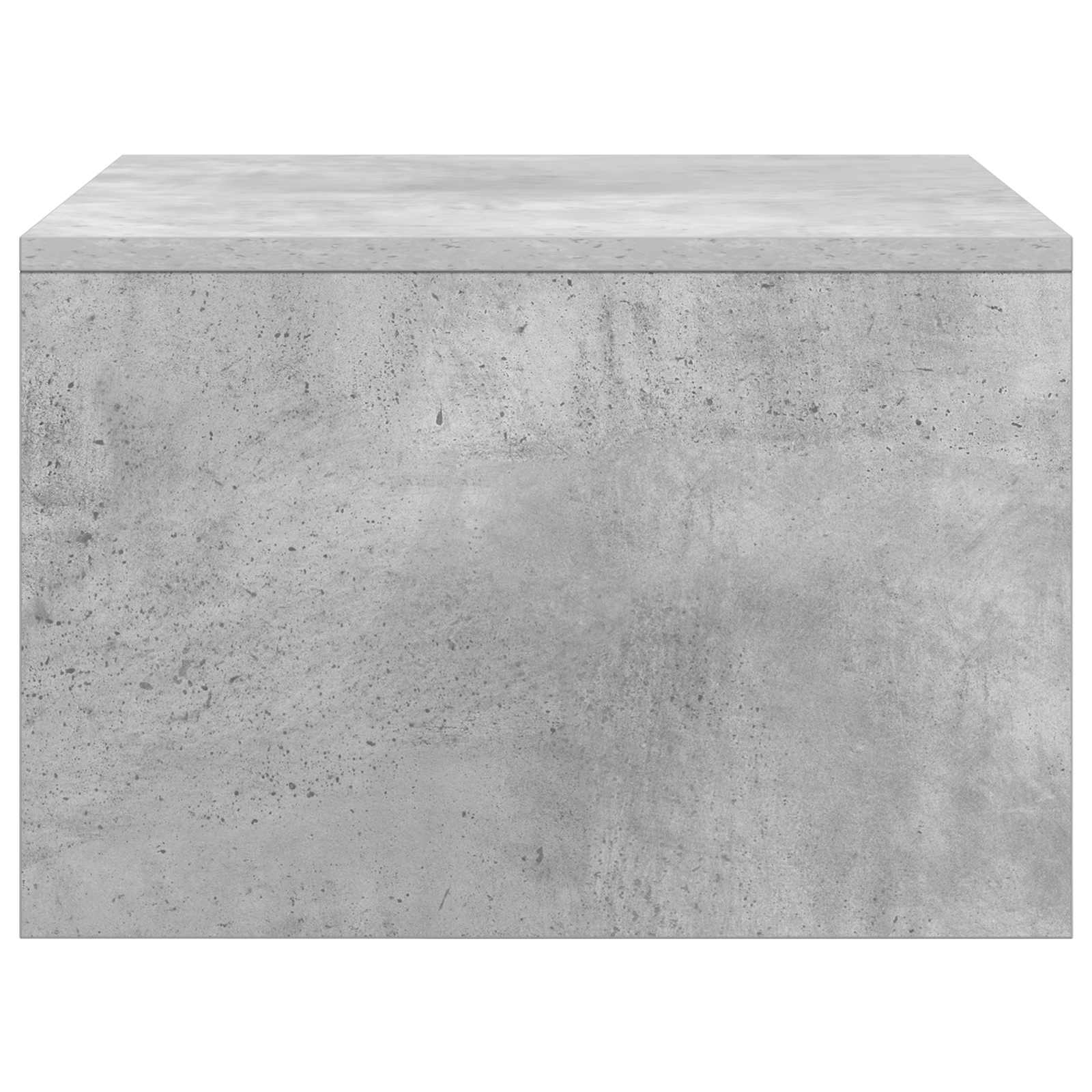 Birou montat pe perete Pe perete Gri din beton 60 x 45 x 30 cm — imaginea 6