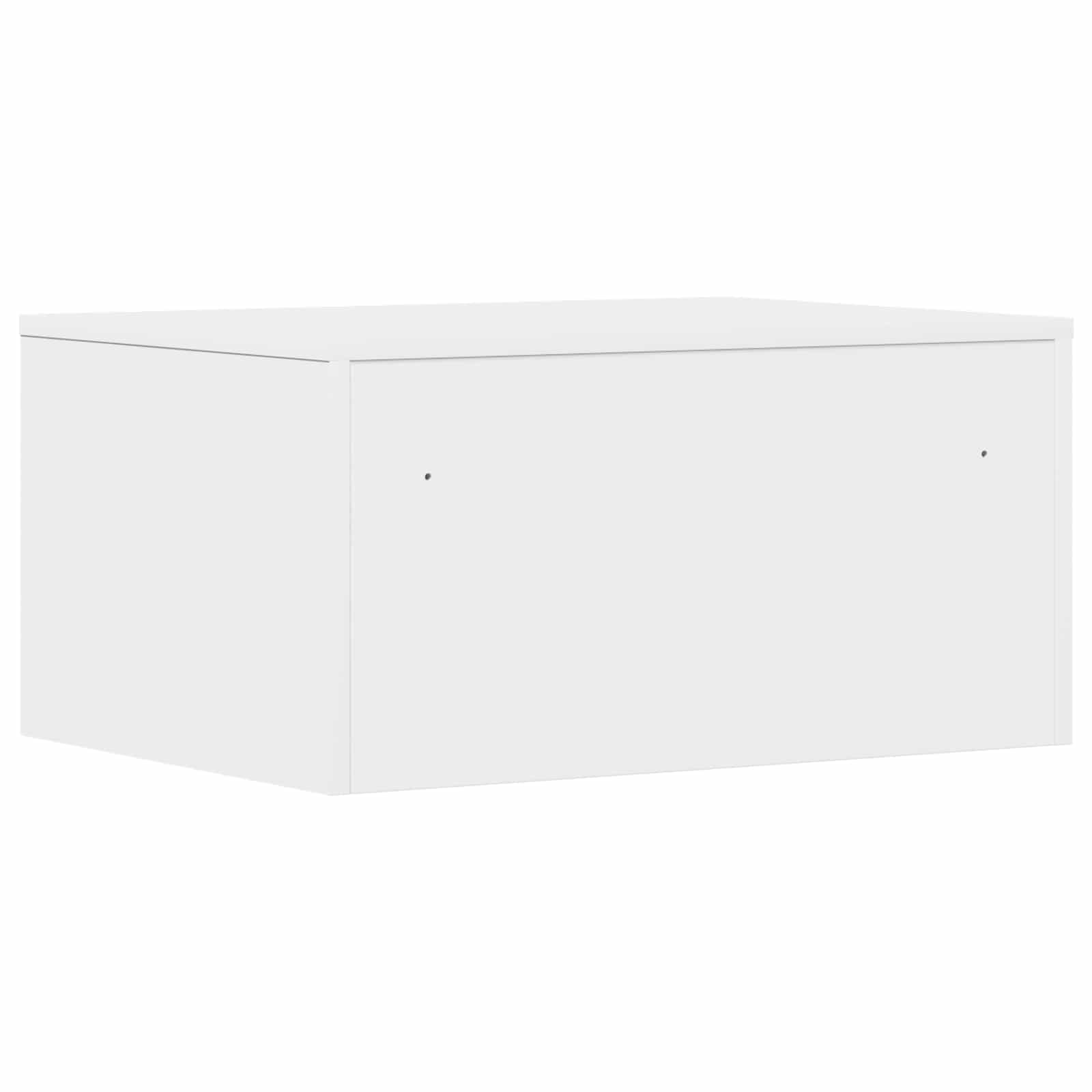 Birou montat pe perete Alb 60 x 45 x 30 cm Lemn compozit — imaginea 7