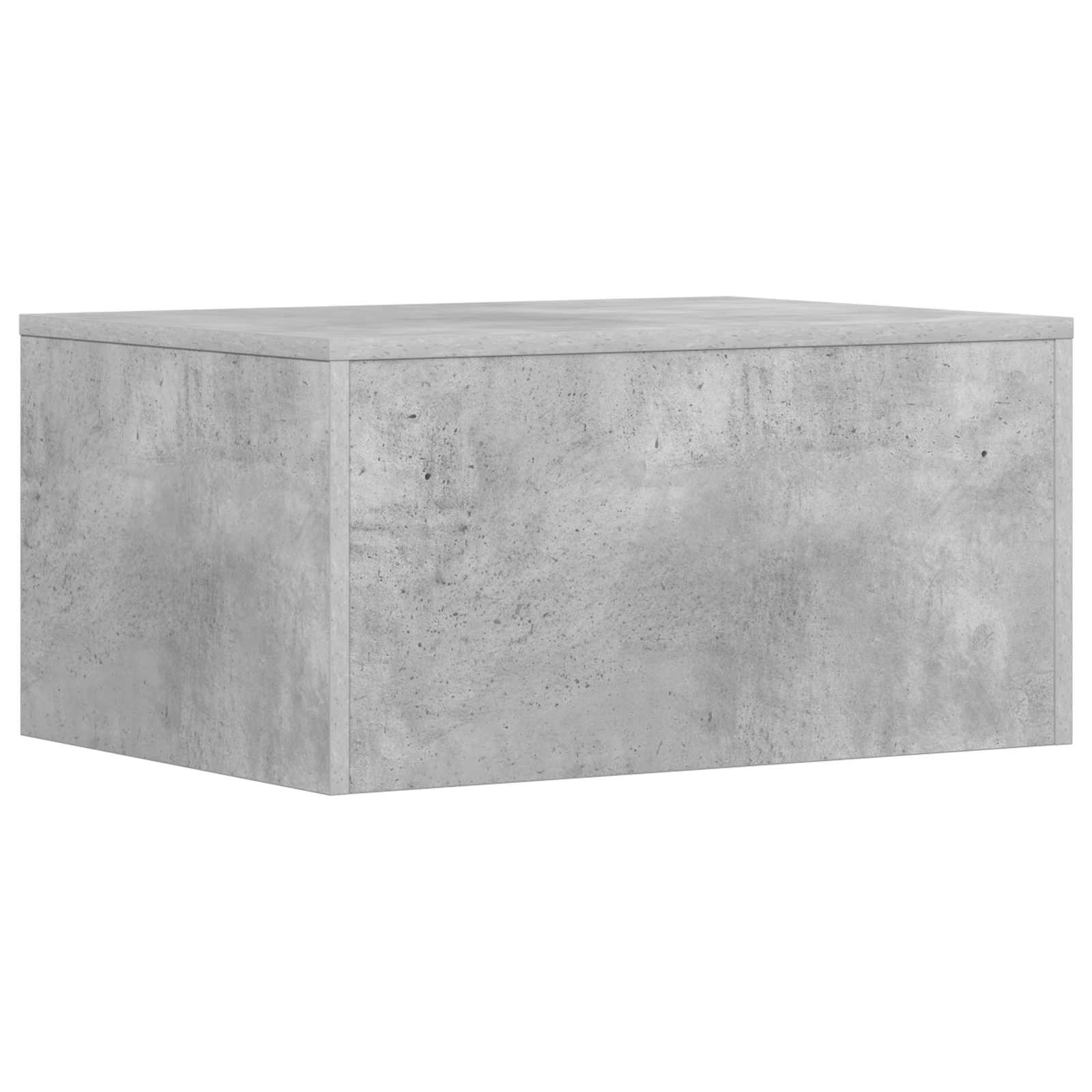 Birou montat pe perete Pe perete Gri din beton 60 x 45 x 30 cm — imaginea 7