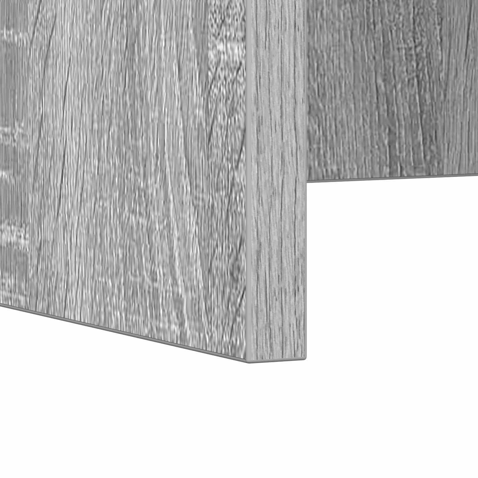 Birou montat pe perete Gri Sonoma 80 x 45 x 30 cm Lemn compozit — imaginea 9