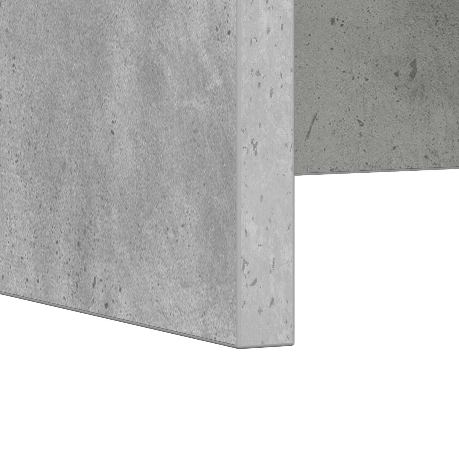 Birou montat pe perete Pe perete Gri din beton 60 x 45 x 30 cm — imaginea 9