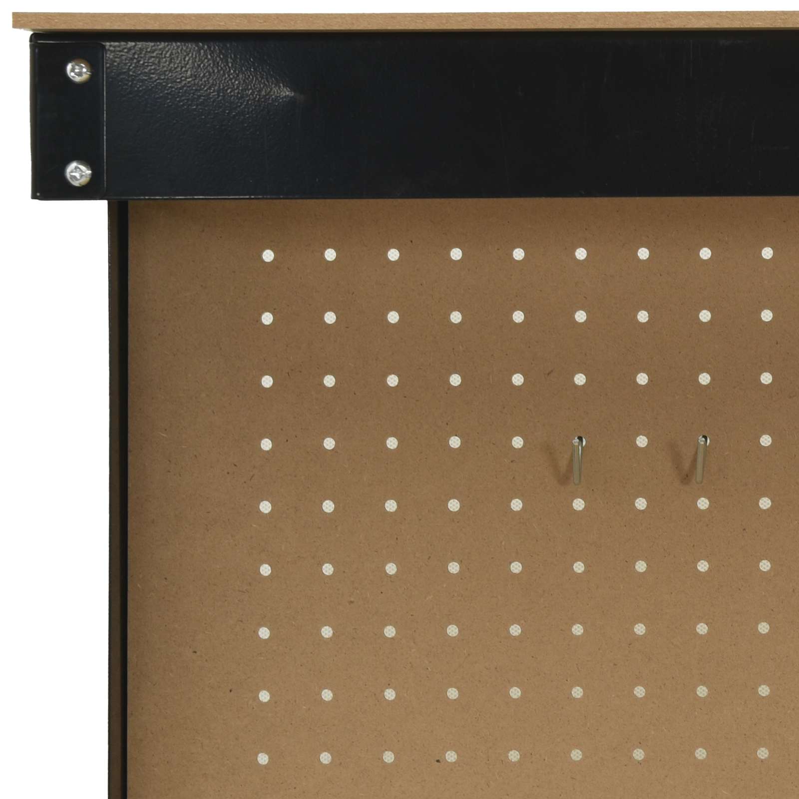 Banci de lucru cu raft Negru 81 x 41 x 145 cm Lemn compozit — imaginea 10