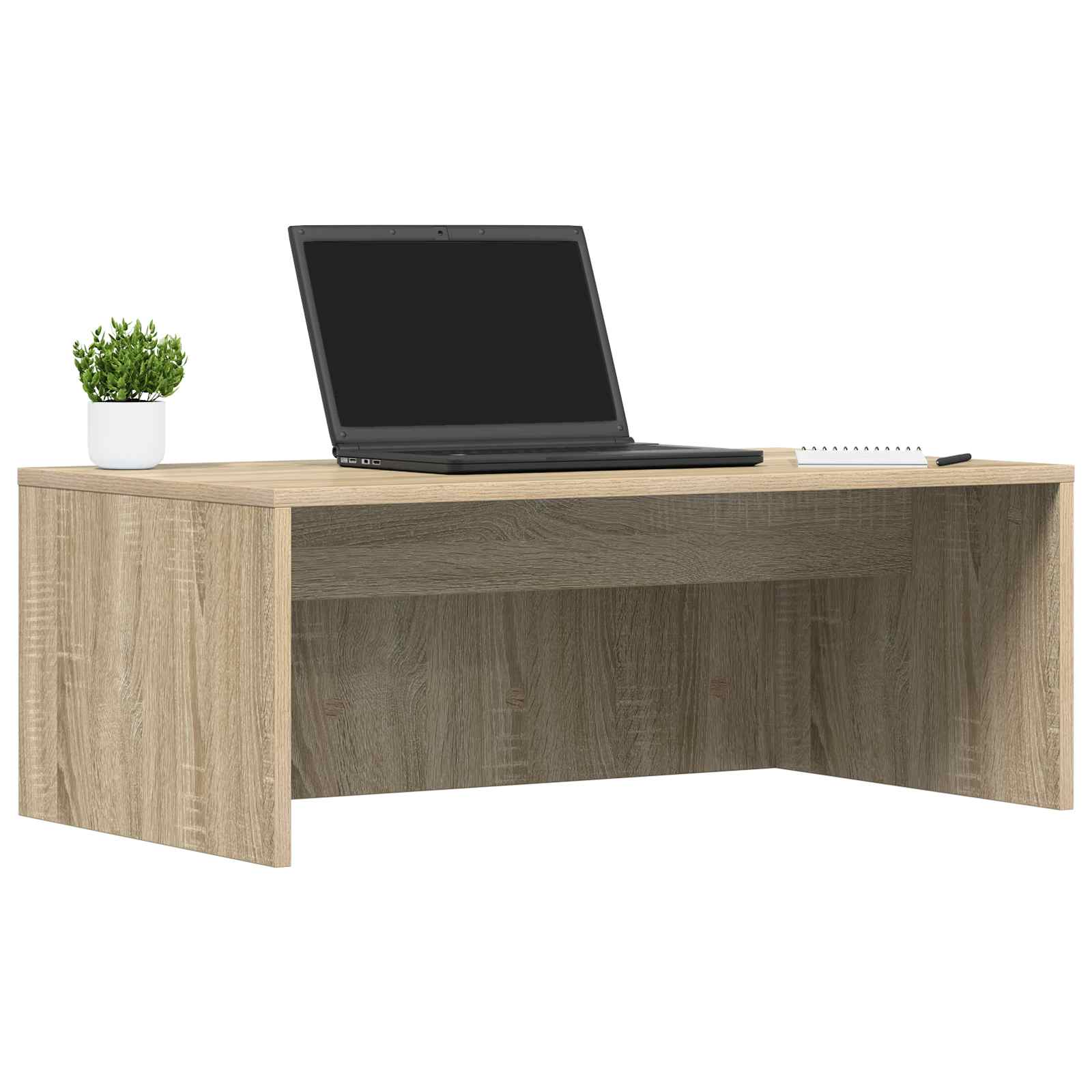 Birou montat pe perete Pe perete Stejar Sonoma 80 x 45 x 30 cm — imaginea 3