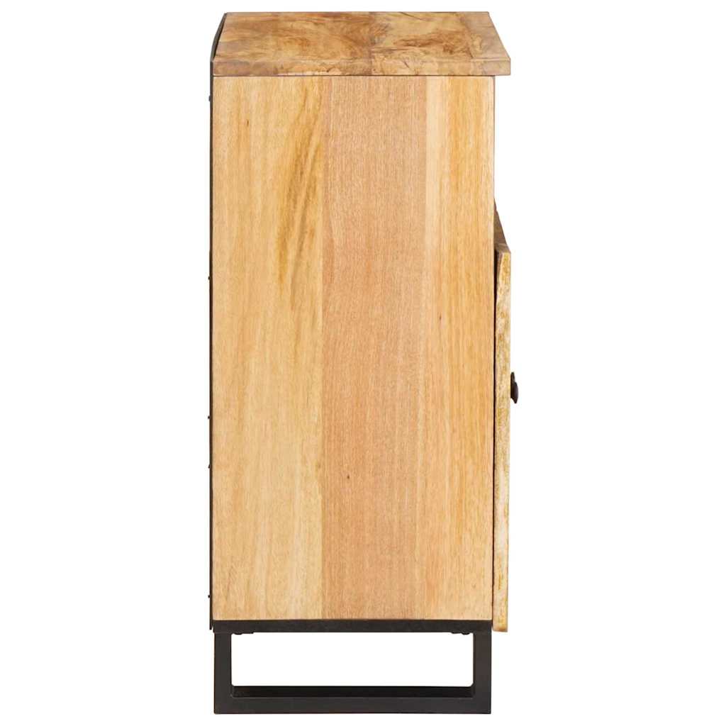 Bufet cu depozitare Maro 60 x 33,5 x 75 cm Lemn de mango solid — imaginea 5