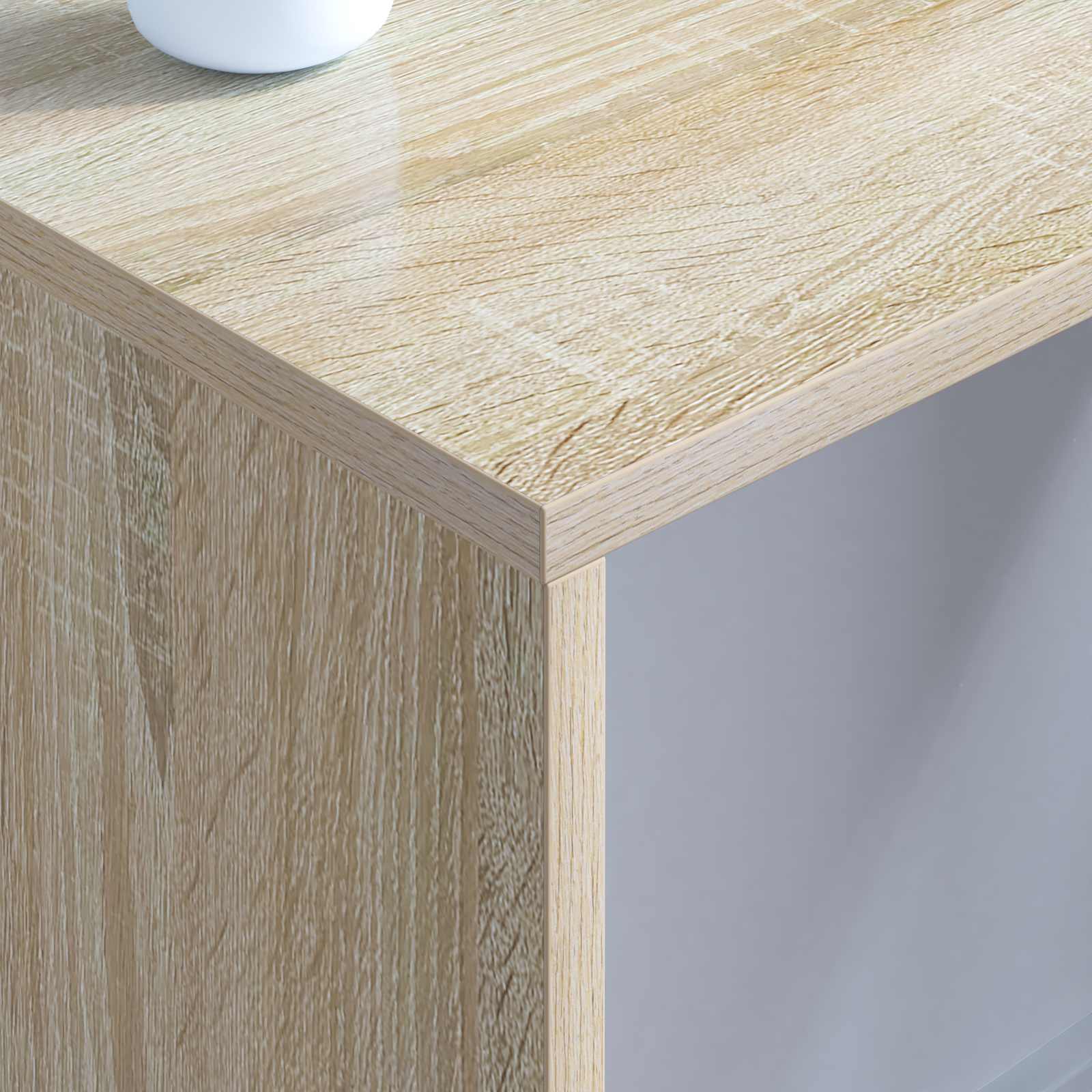 Birou montat pe perete Pe perete Stejar Sonoma 80 x 45 x 30 cm — imaginea 4