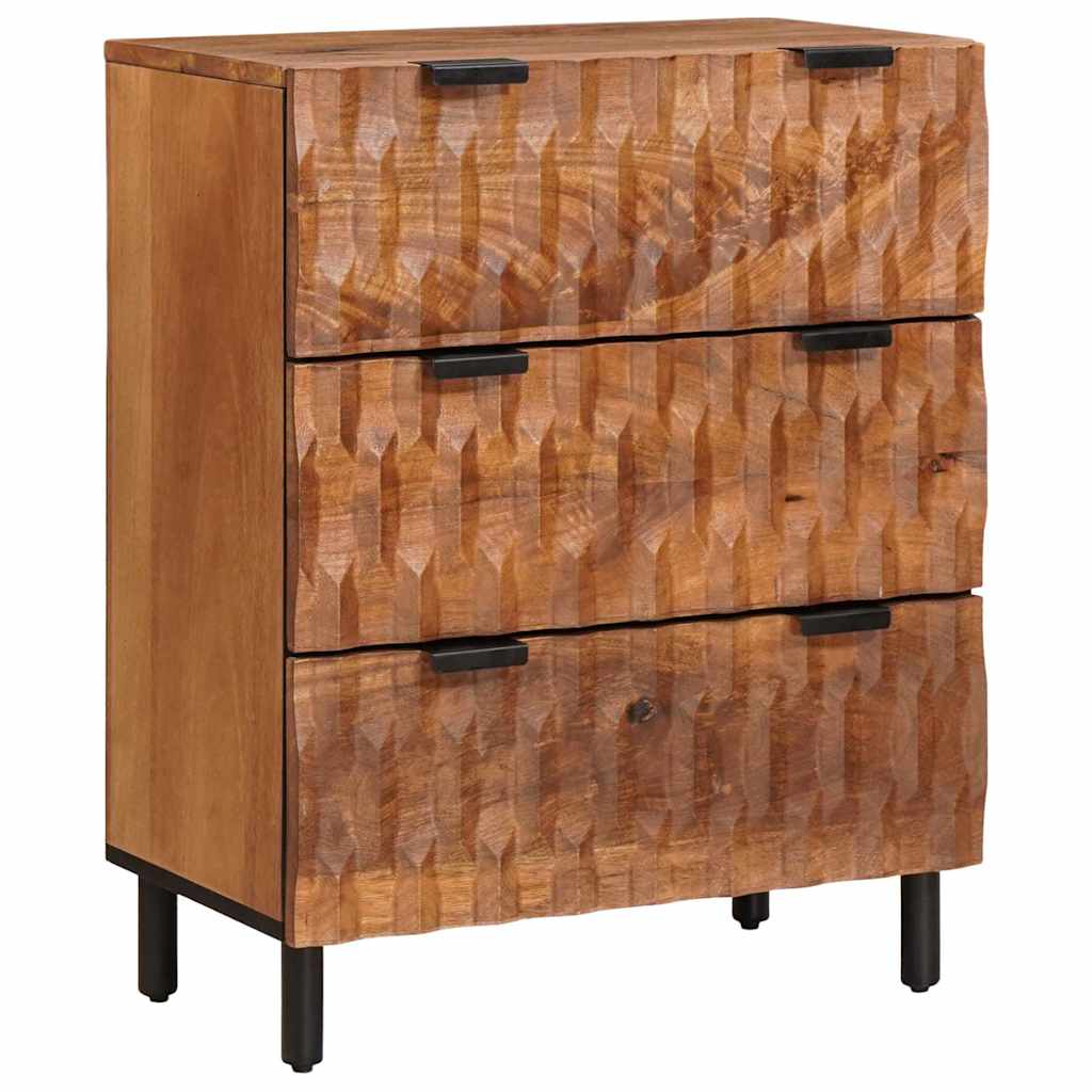 Bufet Finisaj Acacia Maro 60 x 33,5 x 75 cm Lemn de mango solid