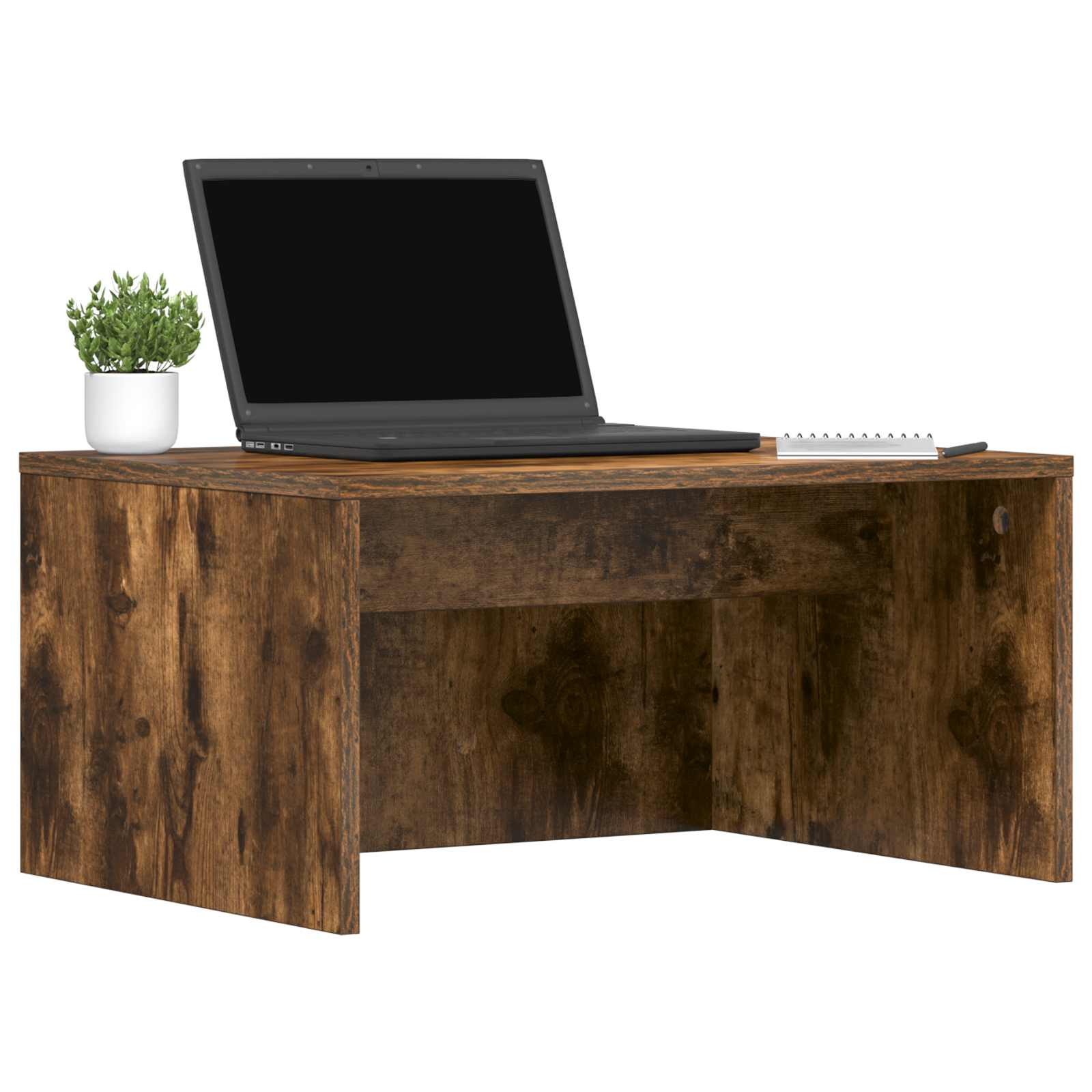 Birou montat pe perete Pe perete Stejar fumuriu 60 x 45 x 30 cm — imaginea 3