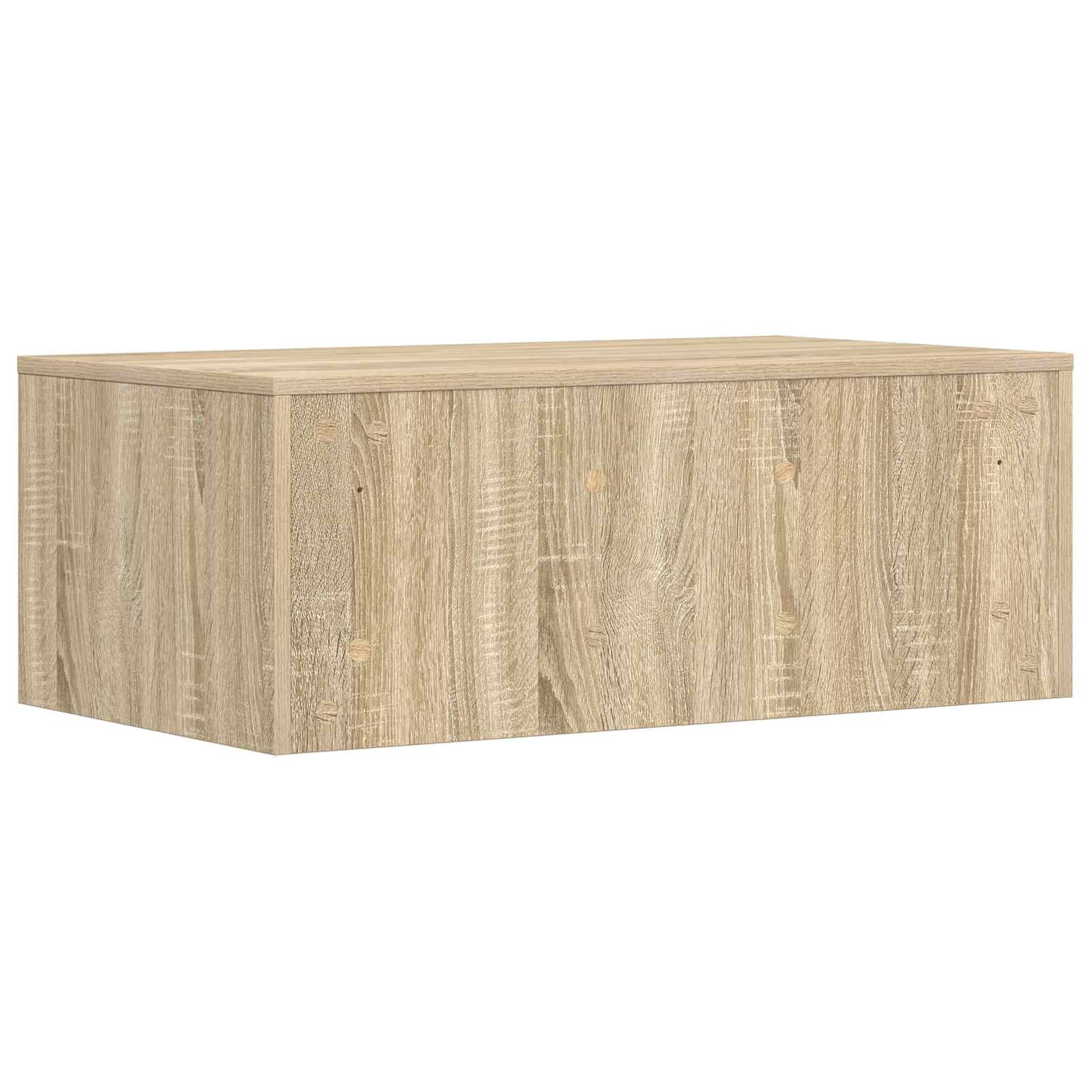 Birou montat pe perete Pe perete Stejar Sonoma 80 x 45 x 30 cm — imaginea 7