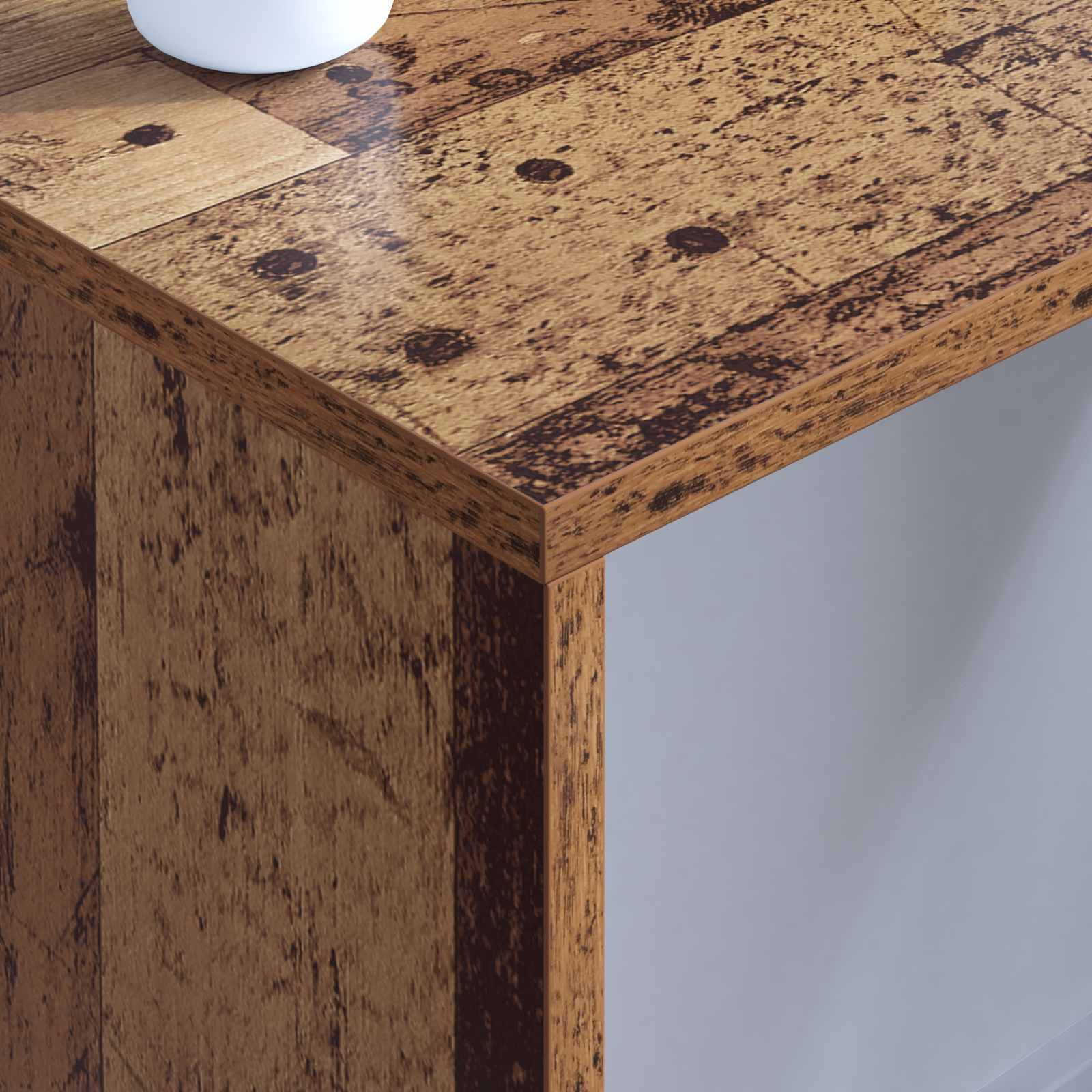 Birou montat pe perete Lemn Vechi 80 x 45 x 30 cm Lemn compozit — imaginea 4