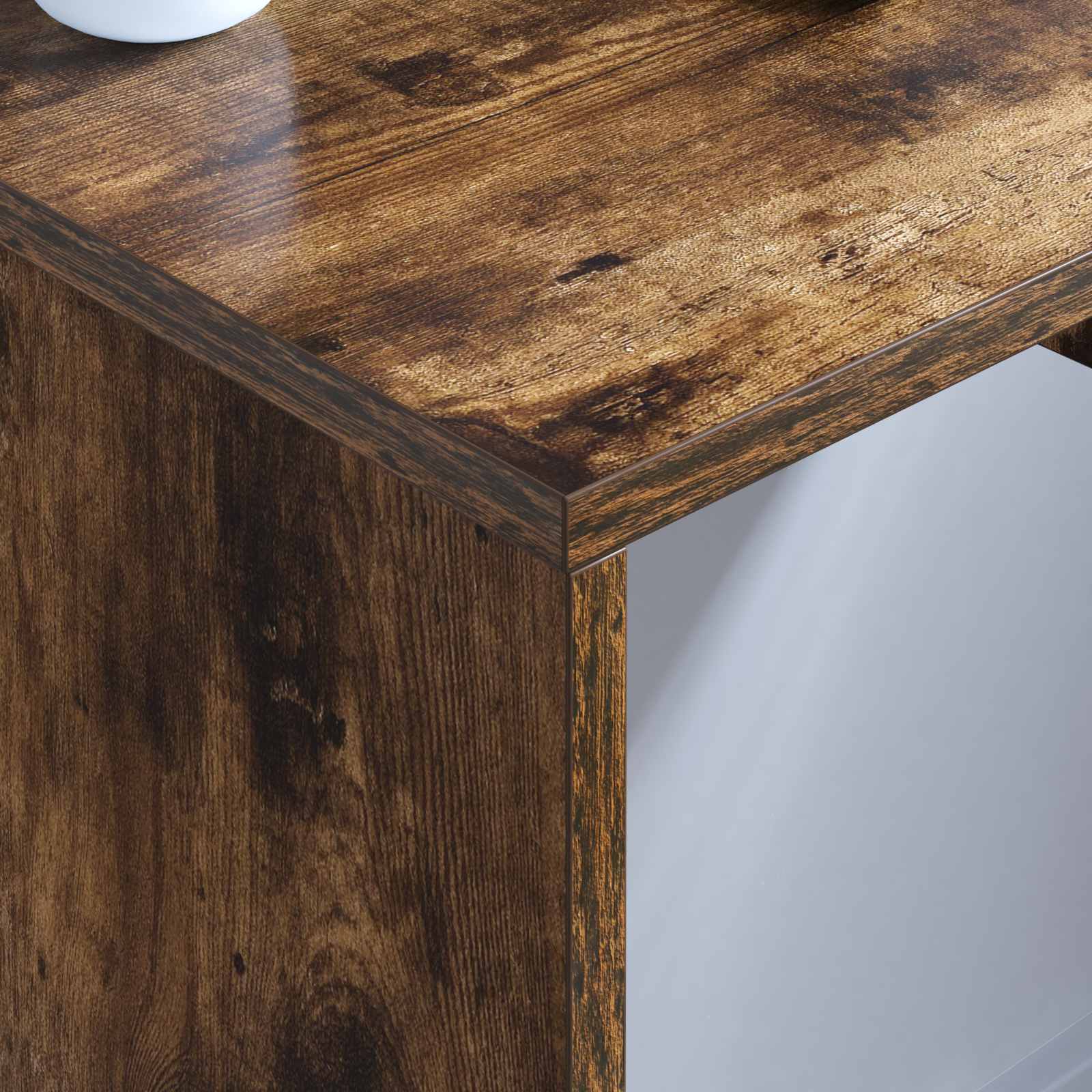 Birou montat pe perete Pe perete Stejar fumuriu 60 x 45 x 30 cm — imaginea 4