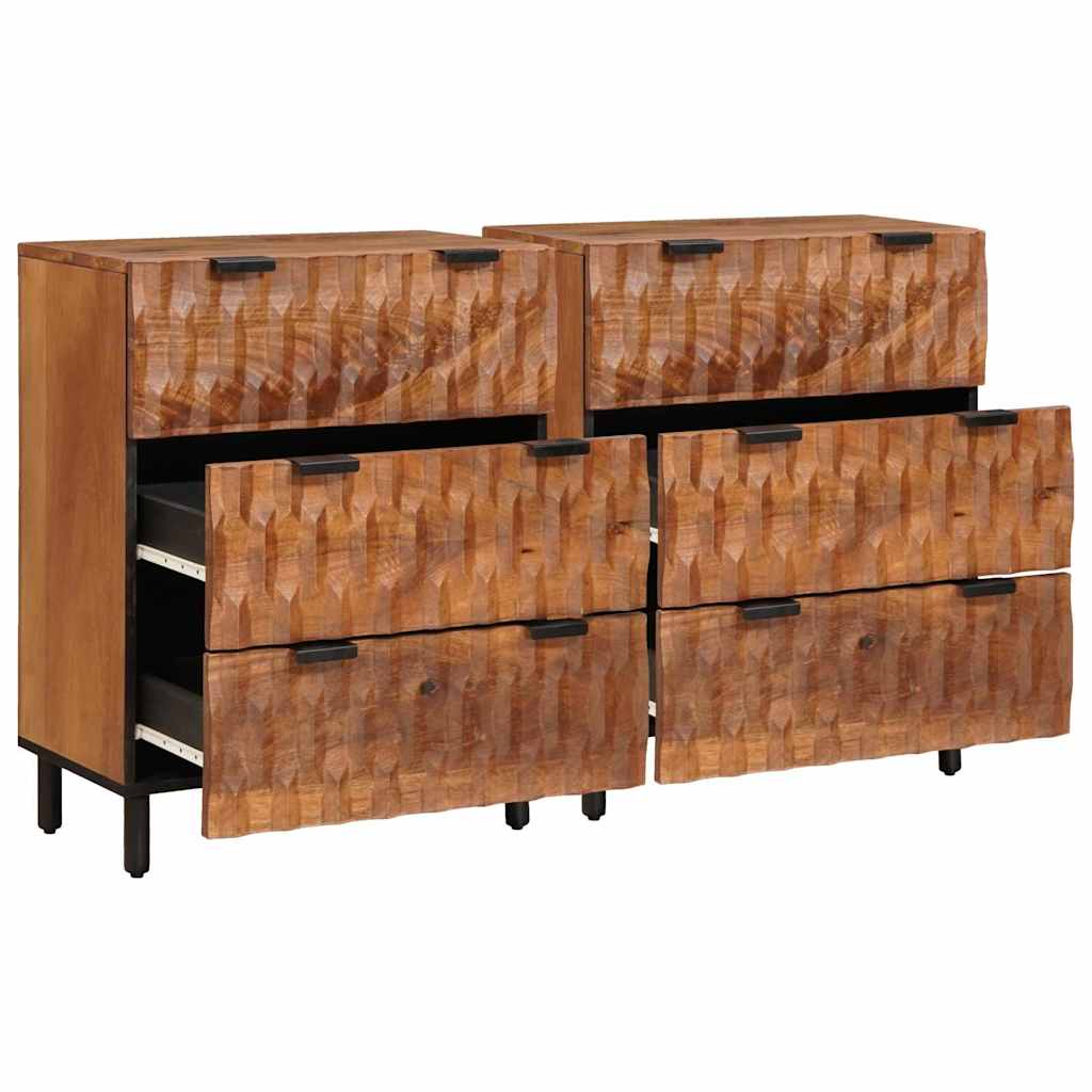 Bufet Finisaj Acacia Maro Lemn de mango solid — imaginea 3