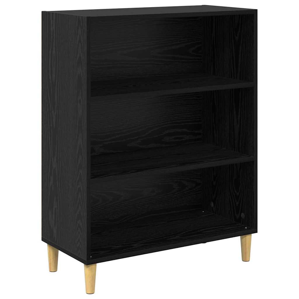 Bufet Stejar Negru 69,5 x 32,5 x 90 cm Lemn compozit
