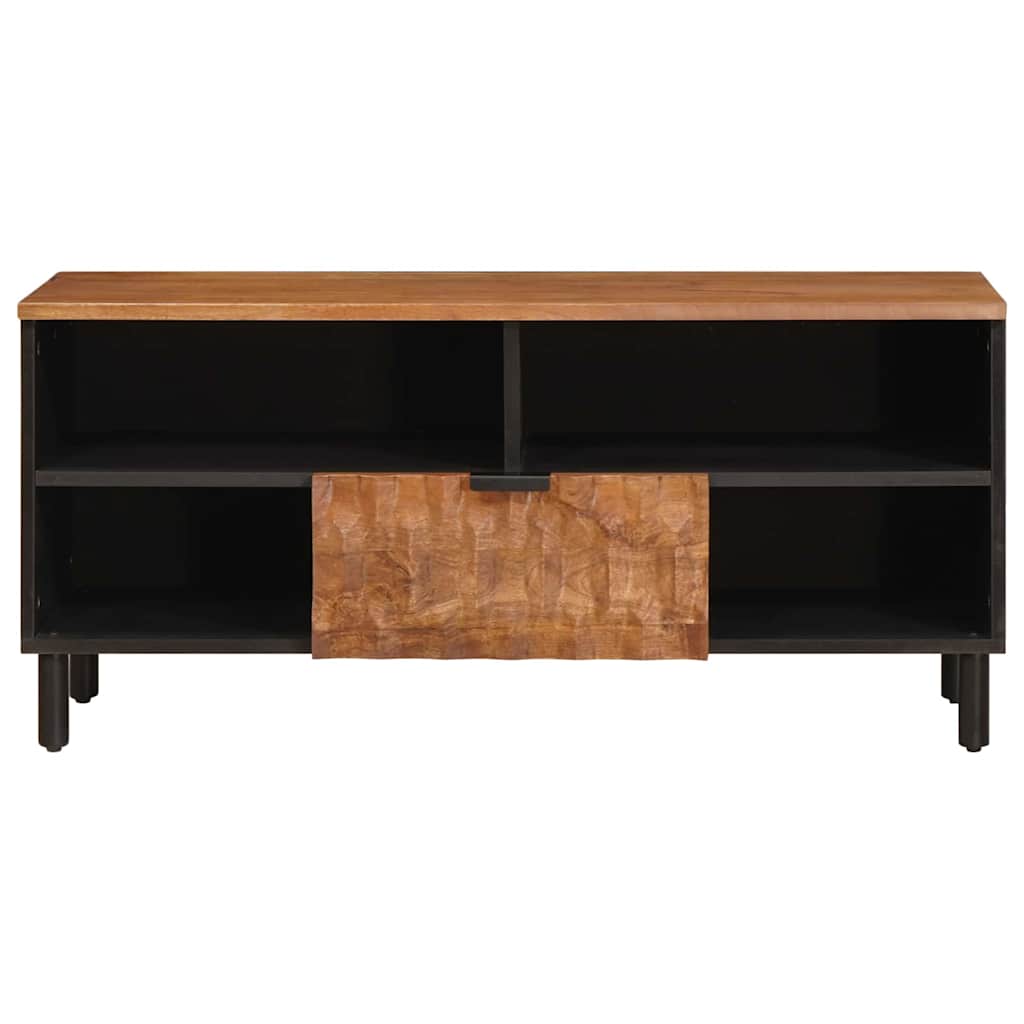 Cabinet TV cu sertar Finisaj Acacia Maro 100 x 33,5 x 46 cm — imaginea 4
