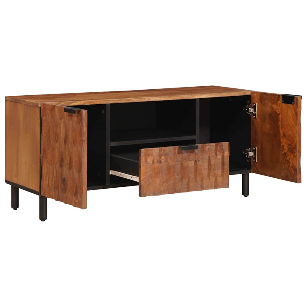 Cabinet TV cu sertar Finisaj Acacia Maro 105 x 33,5 x 46 cm — imaginea 3