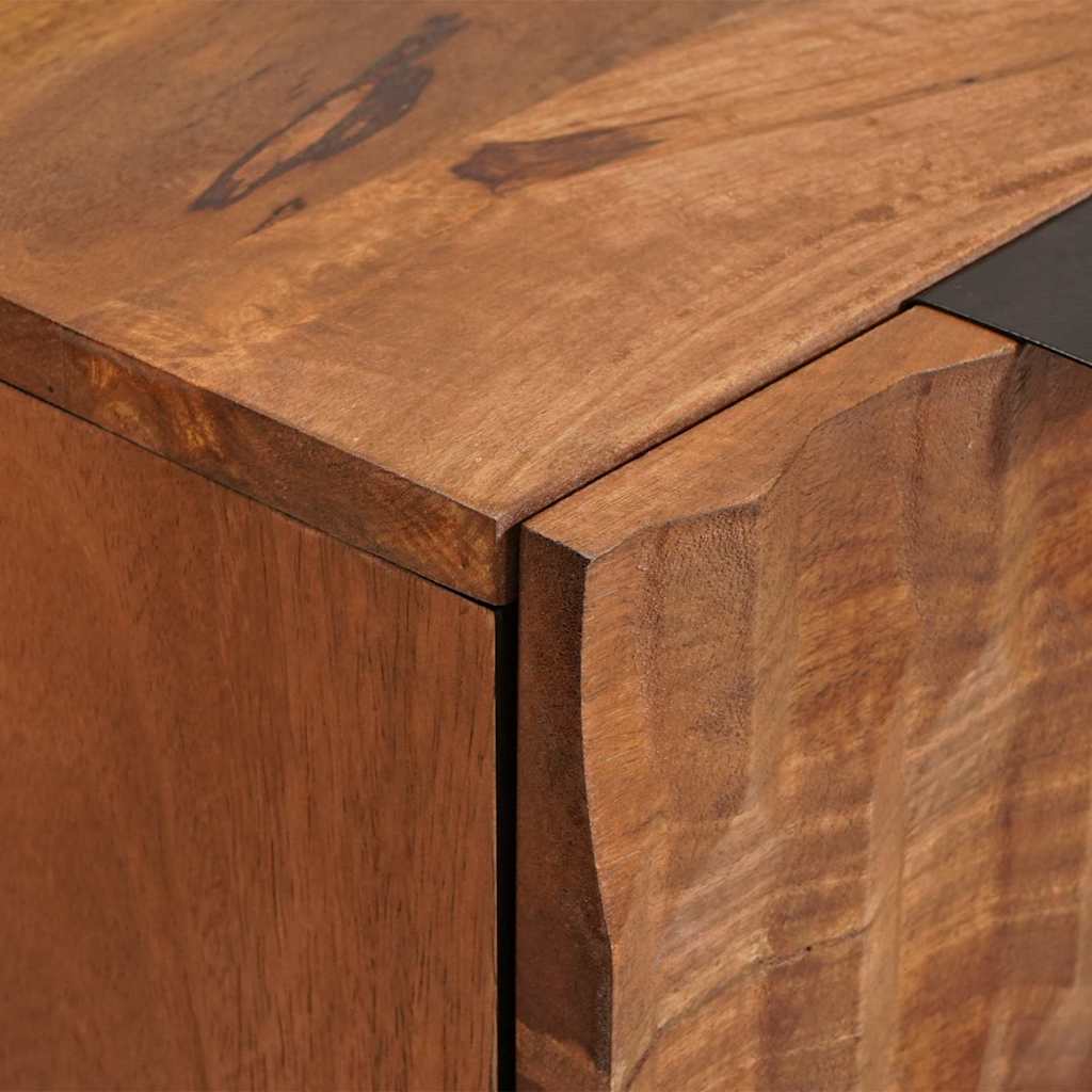 Bufet Finisaj Acacia Maro 60 x 33,5 x 75 cm Lemn de mango solid — imaginea 6